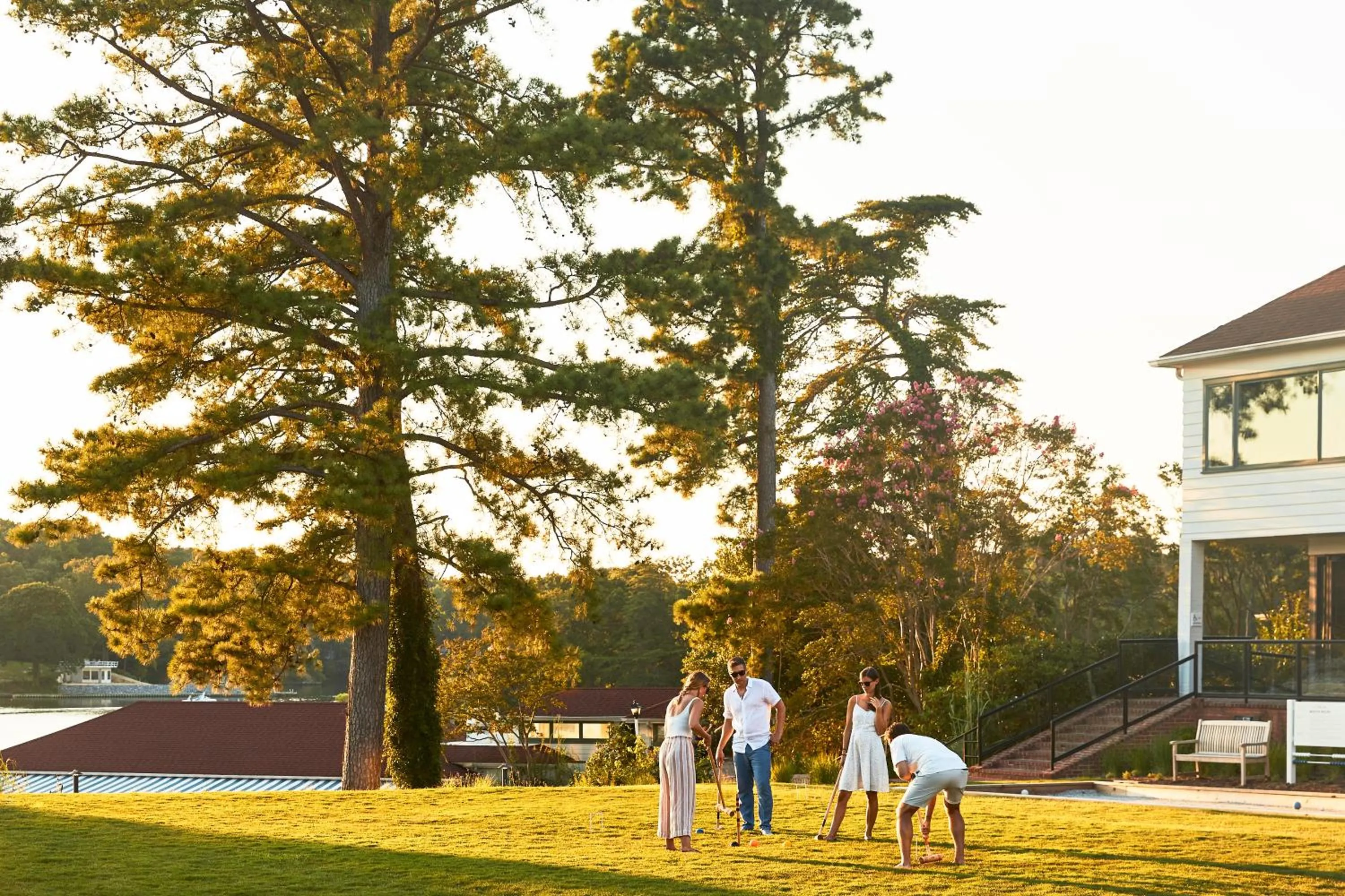 People in The Tides Inn