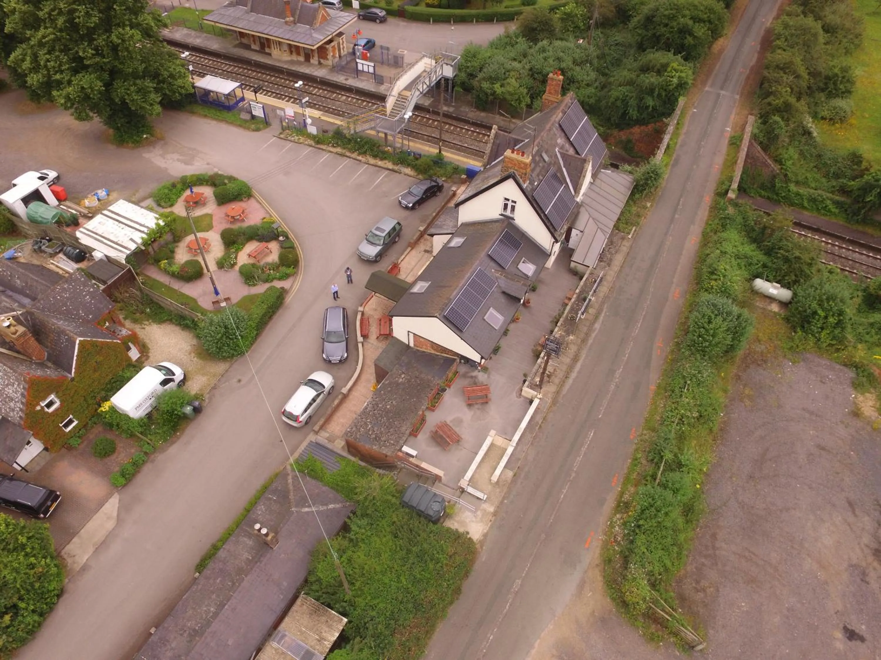 Bird's eye view in Railway Inn