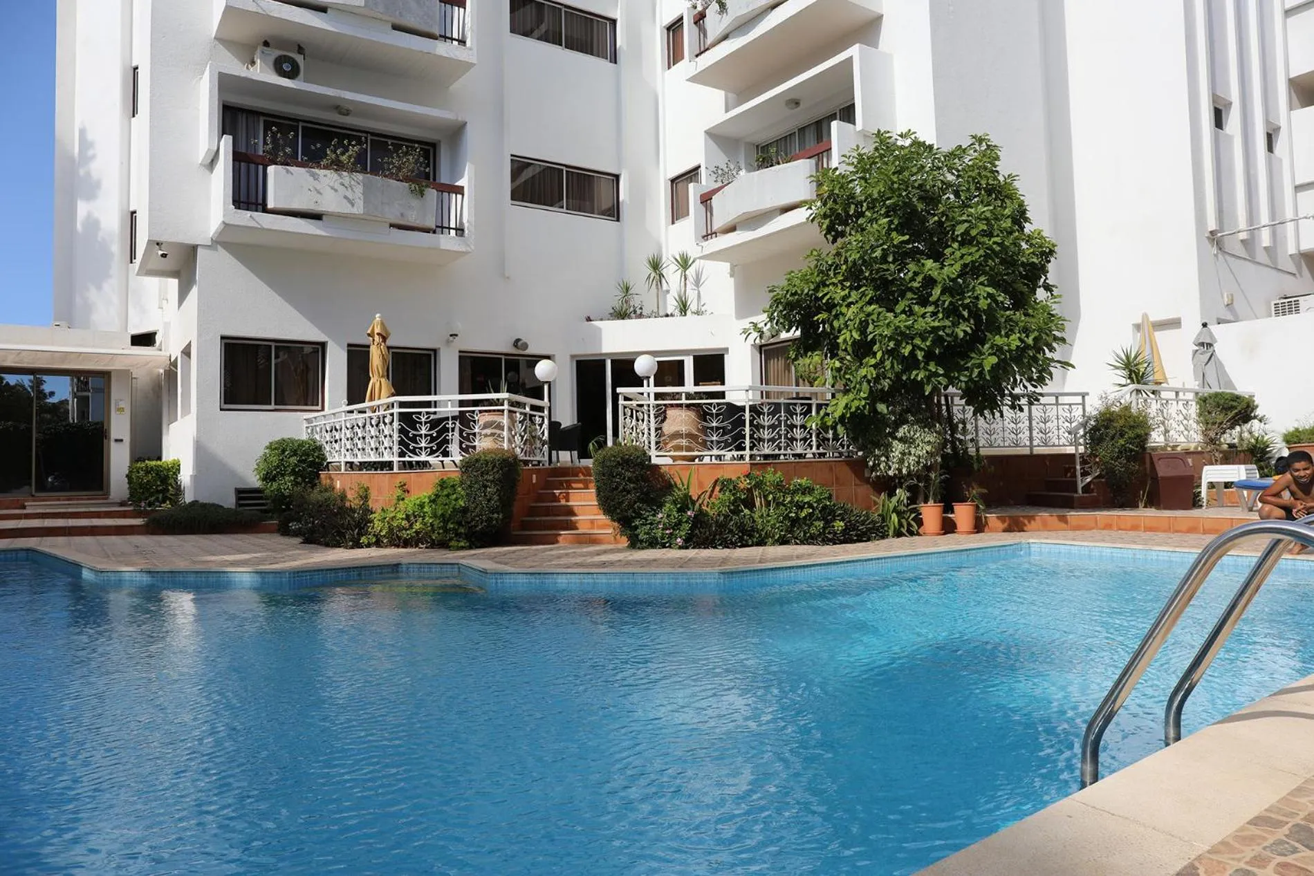 Swimming pool in Hotel Aferni