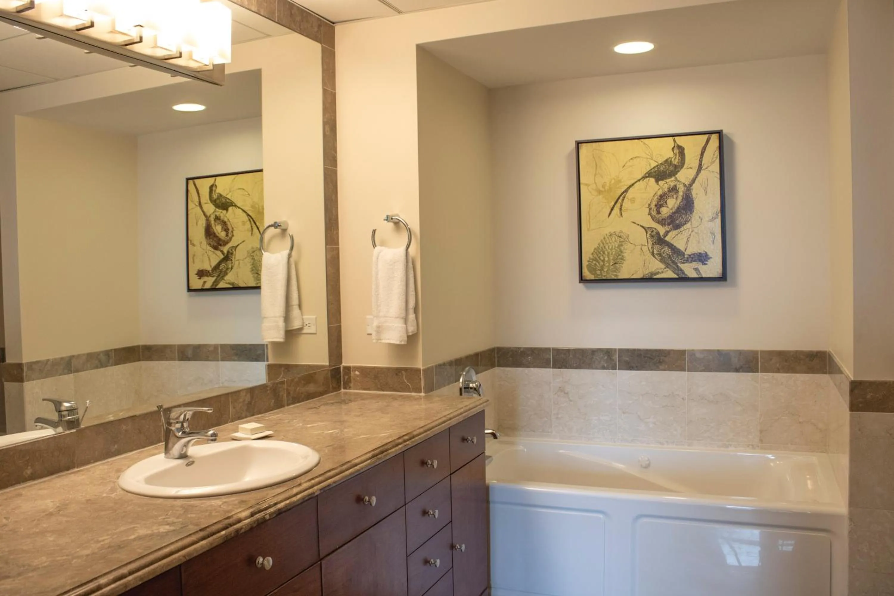 Bathroom in Broadway Plaza, Trademark Collection by Wyndham