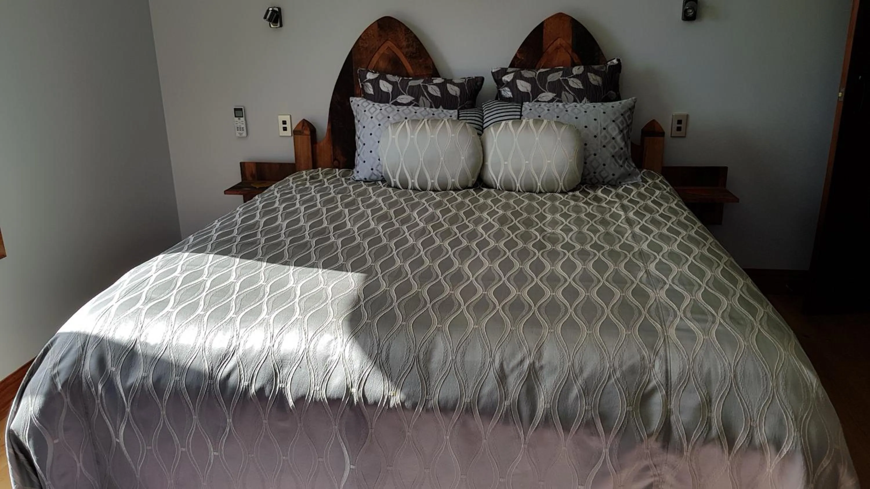 Bed in Bruntwoodlodge