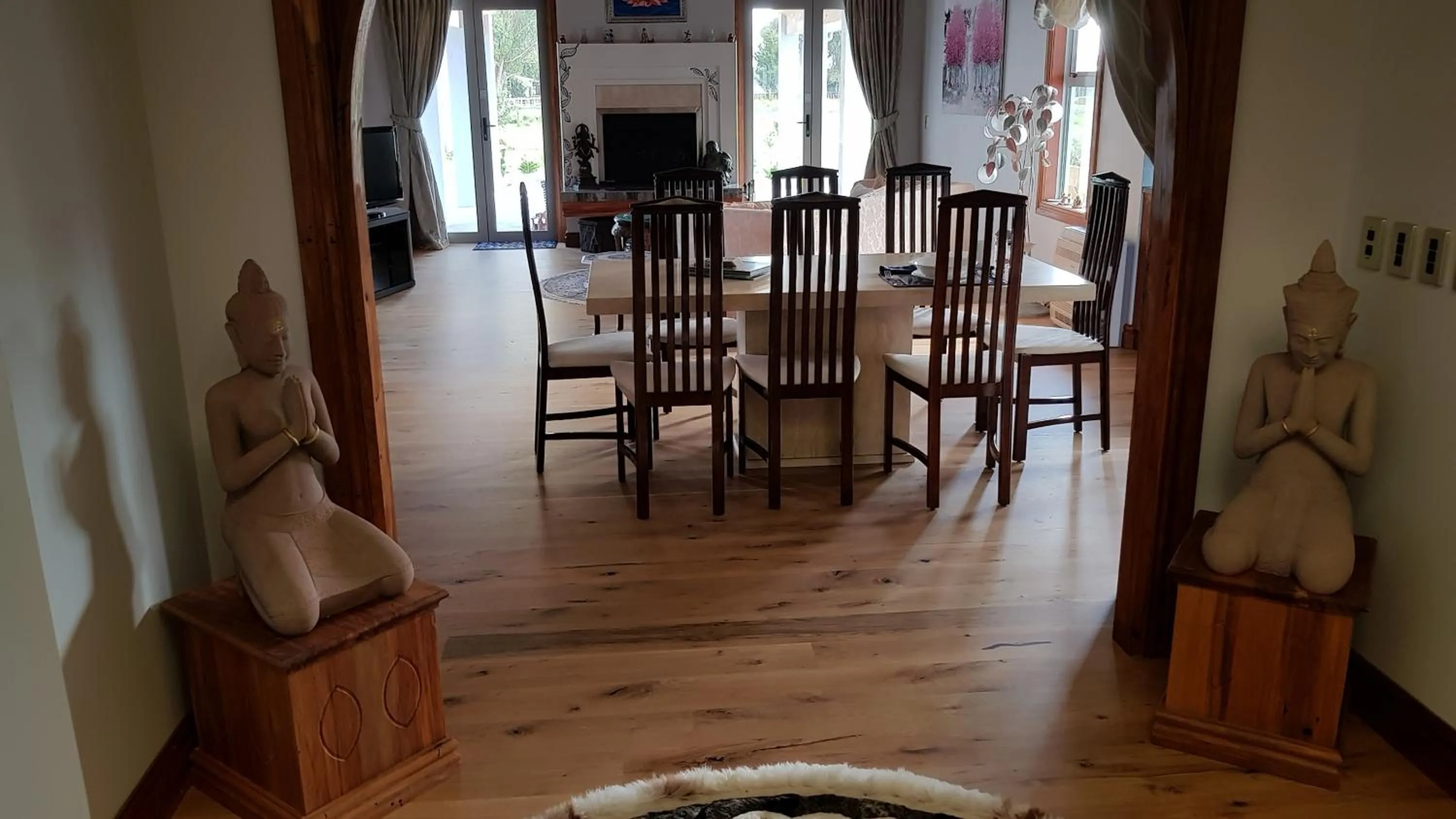 Living room in Bruntwoodlodge