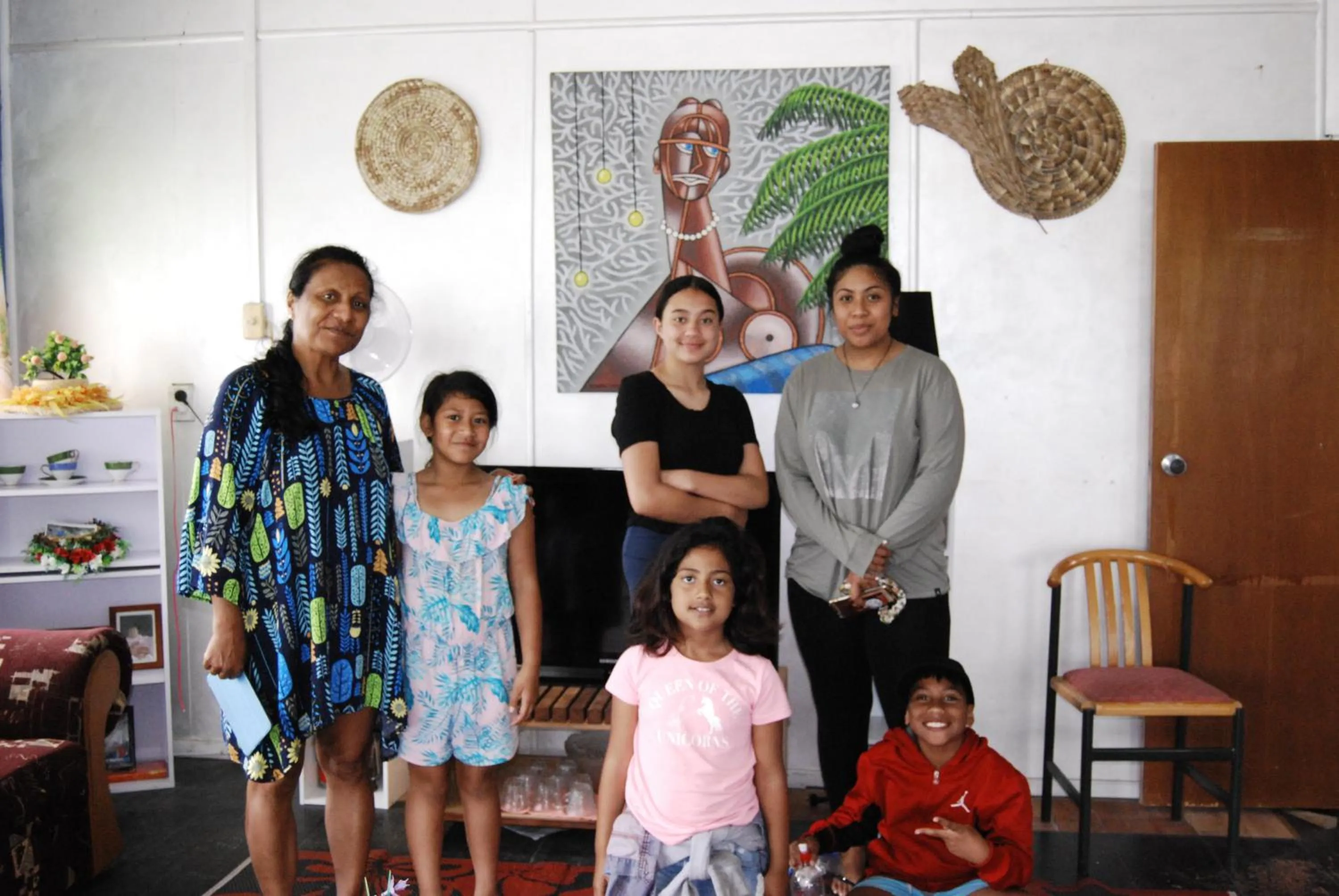 group of guests in Heleni Jessop's Fatahega