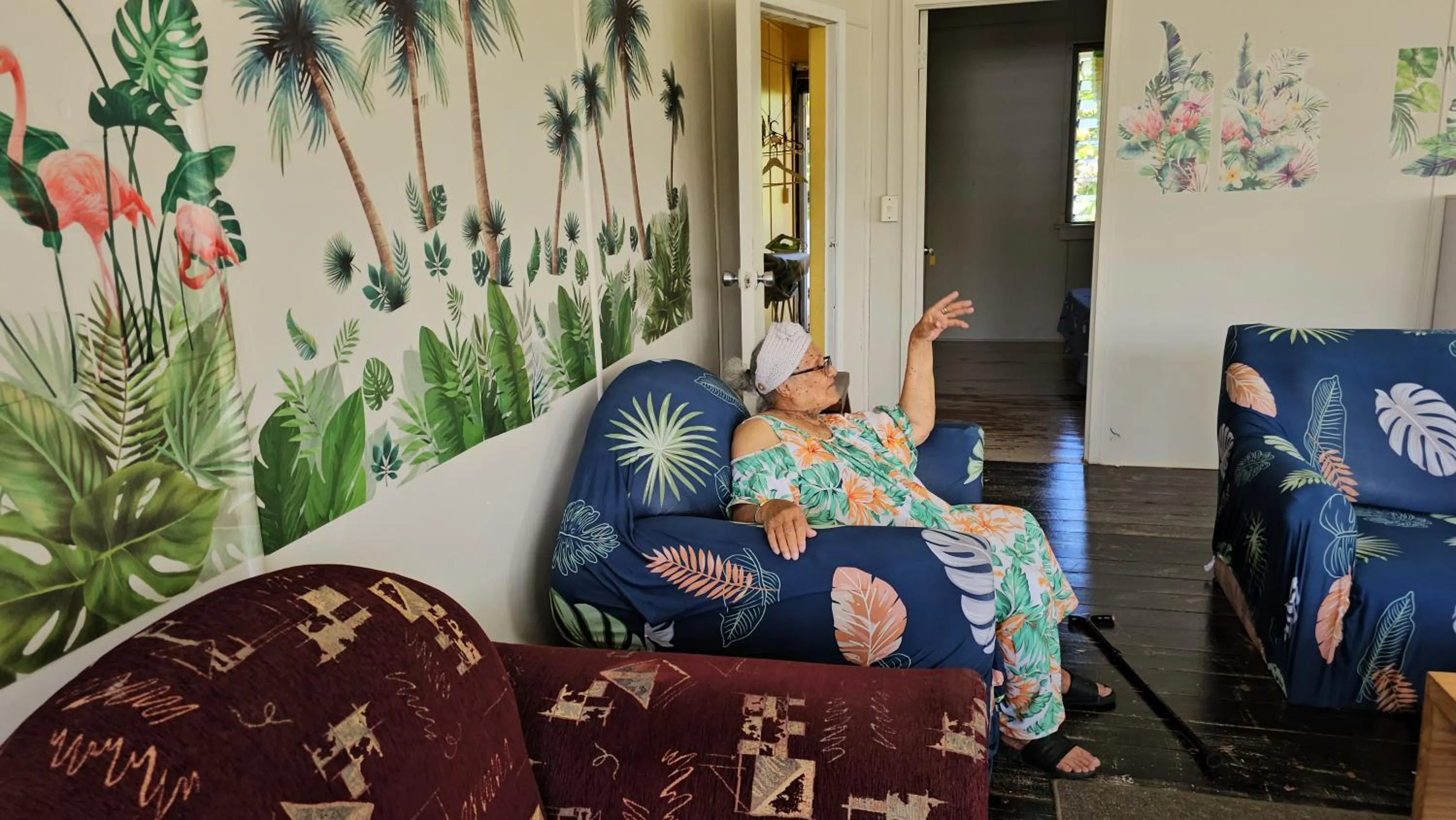 Living room in Heleni Jessop's Fatahega