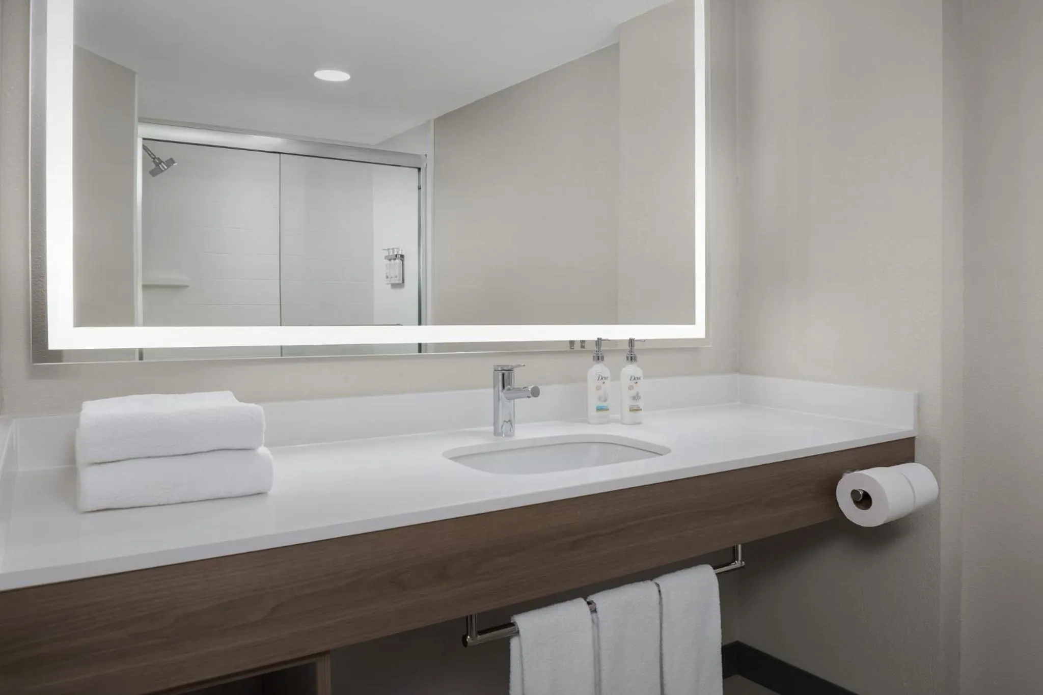 Bathroom in Holiday Inn Express Spokane Airport by IHG