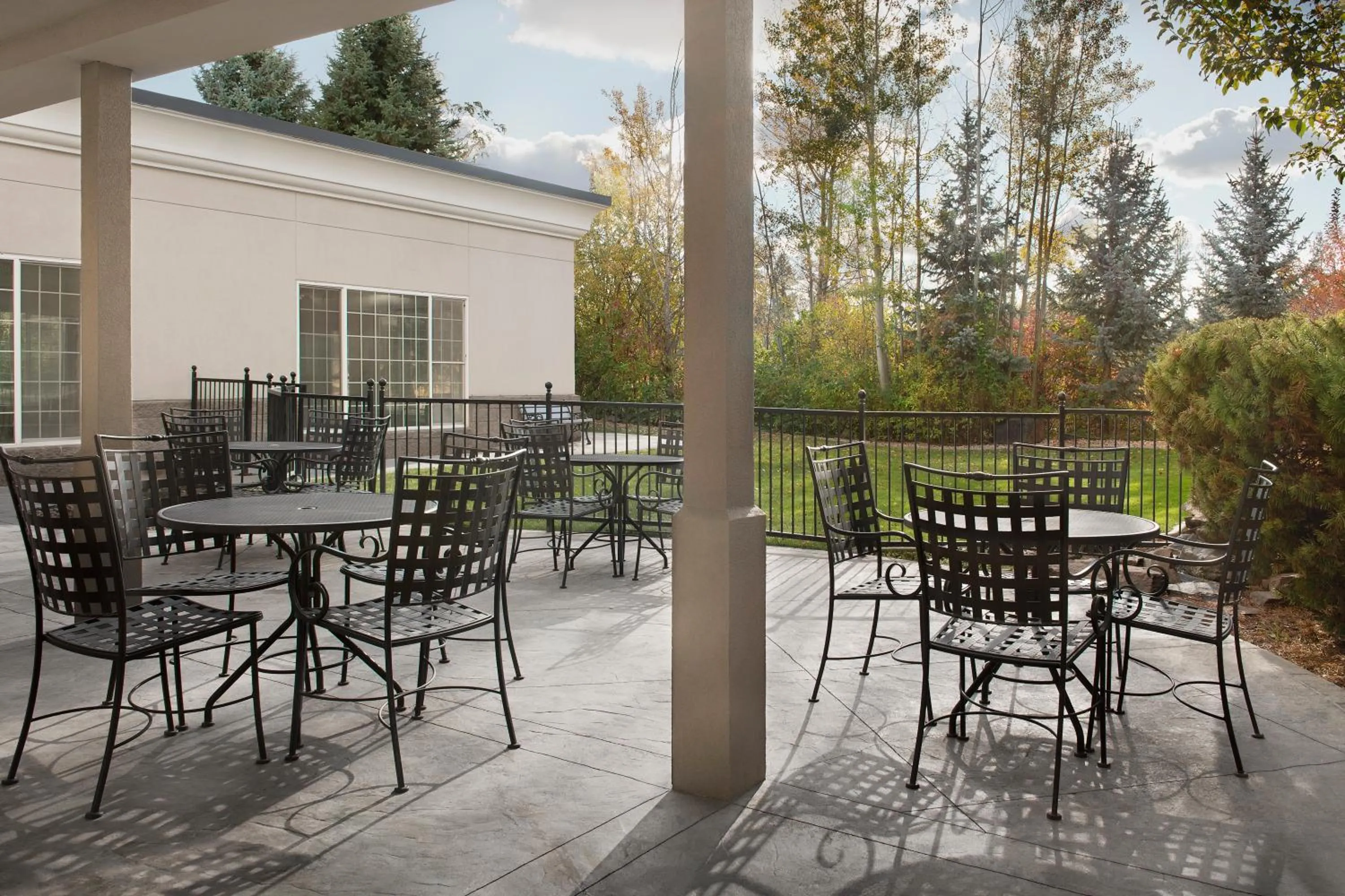 Patio in Holiday Inn Express Spokane Airport by IHG