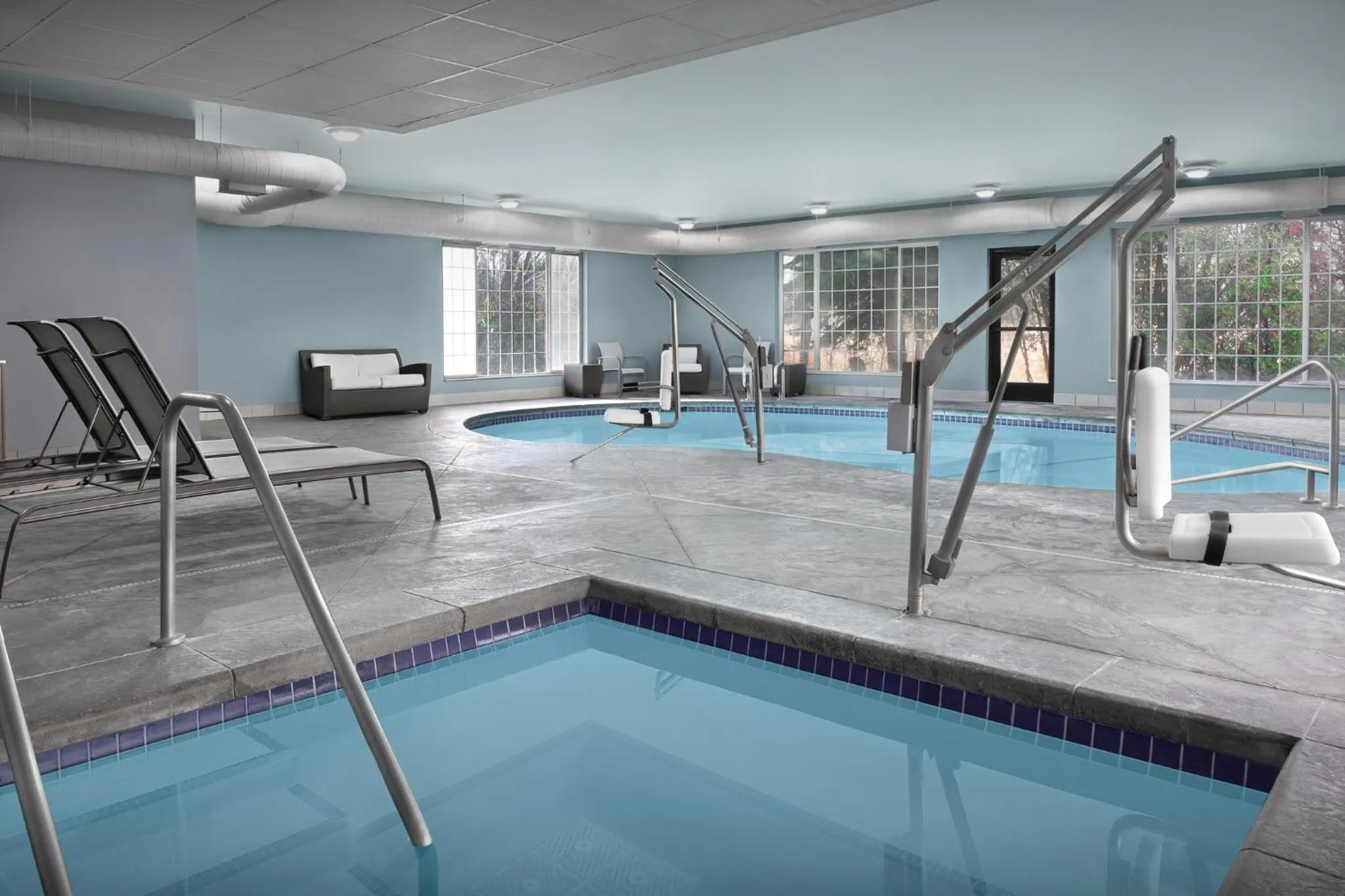 Swimming pool in Holiday Inn Express Spokane Airport by IHG