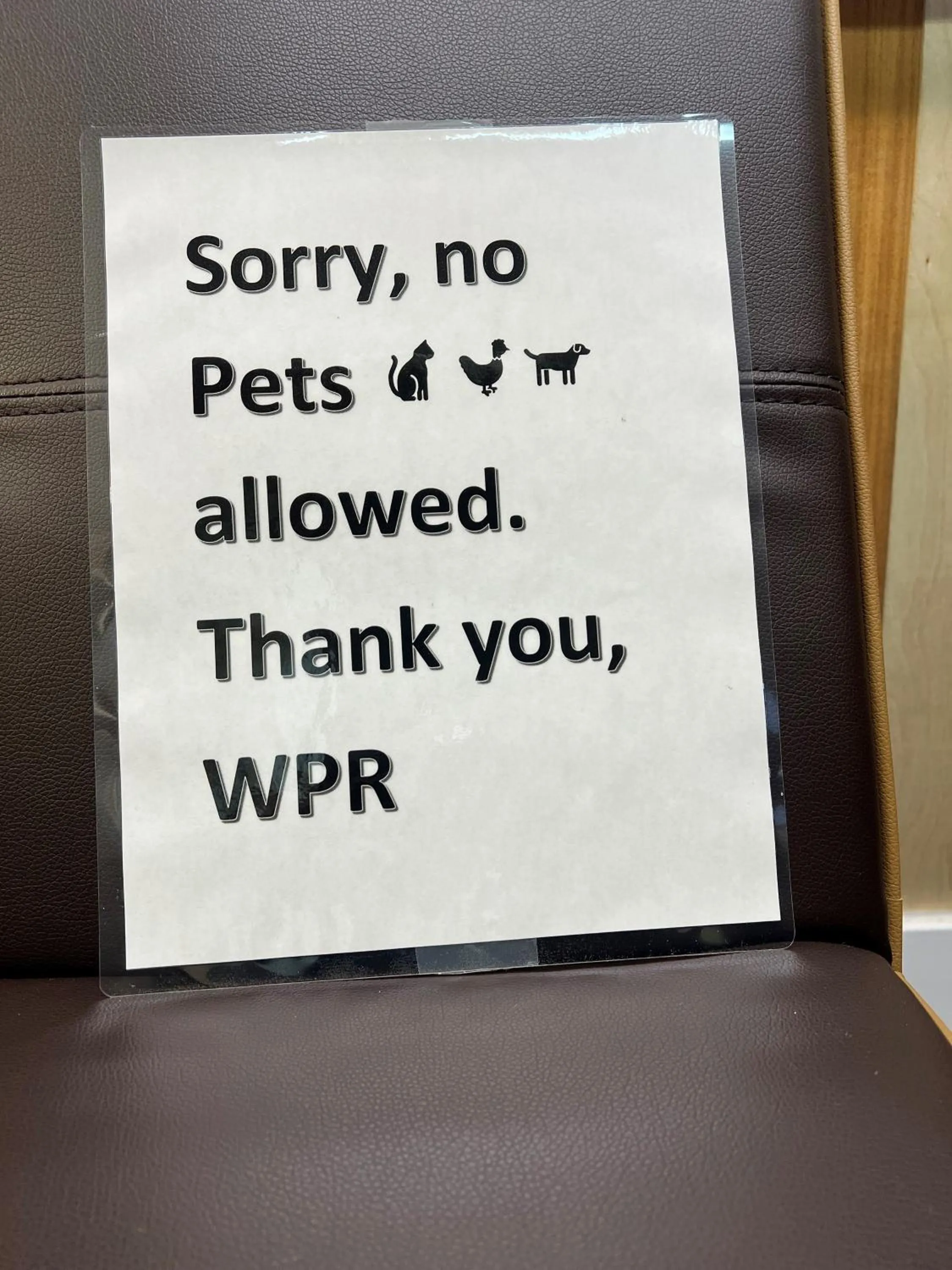 Text overlay in High Point Resort