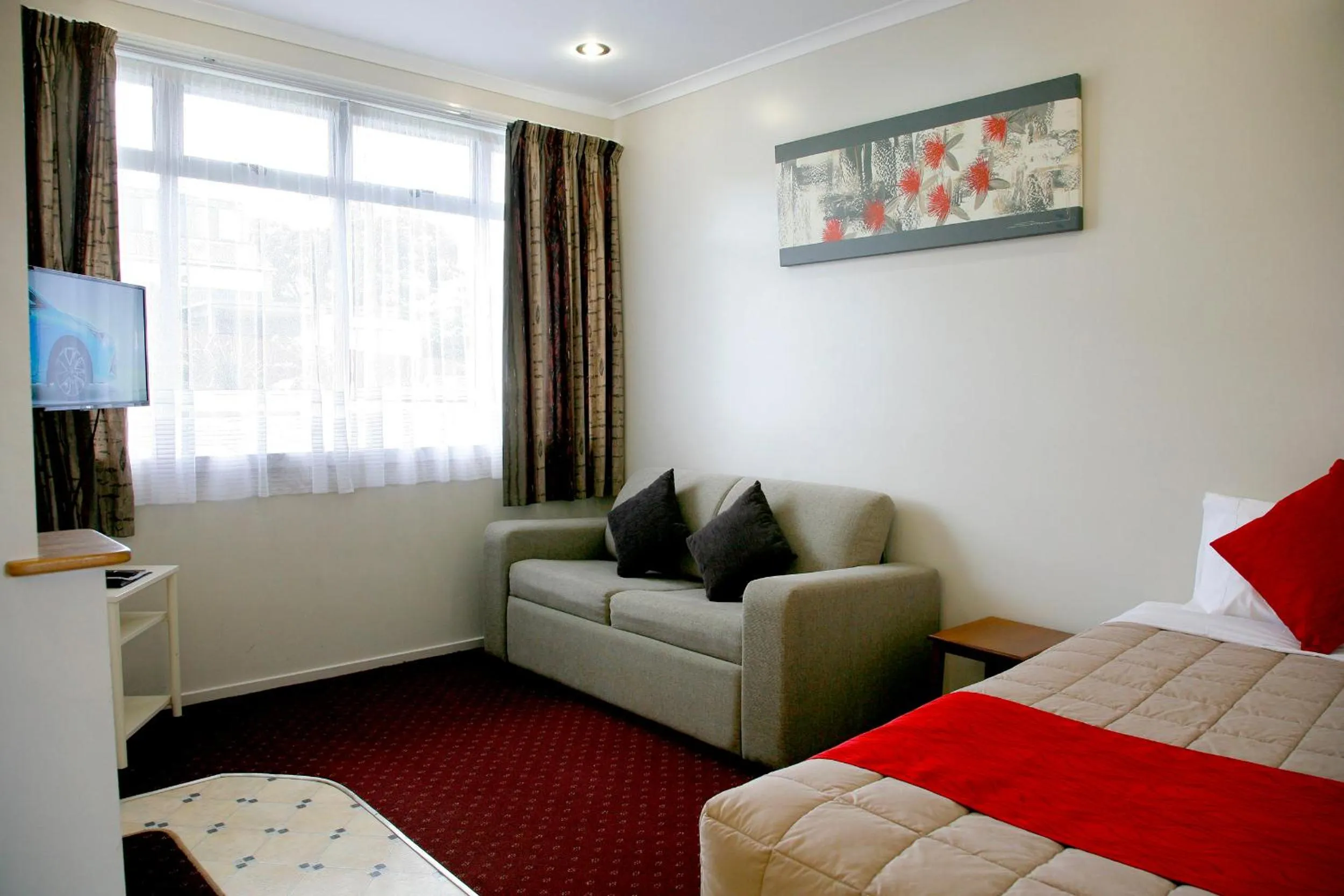 Living room in Touchwood Motor Lodge