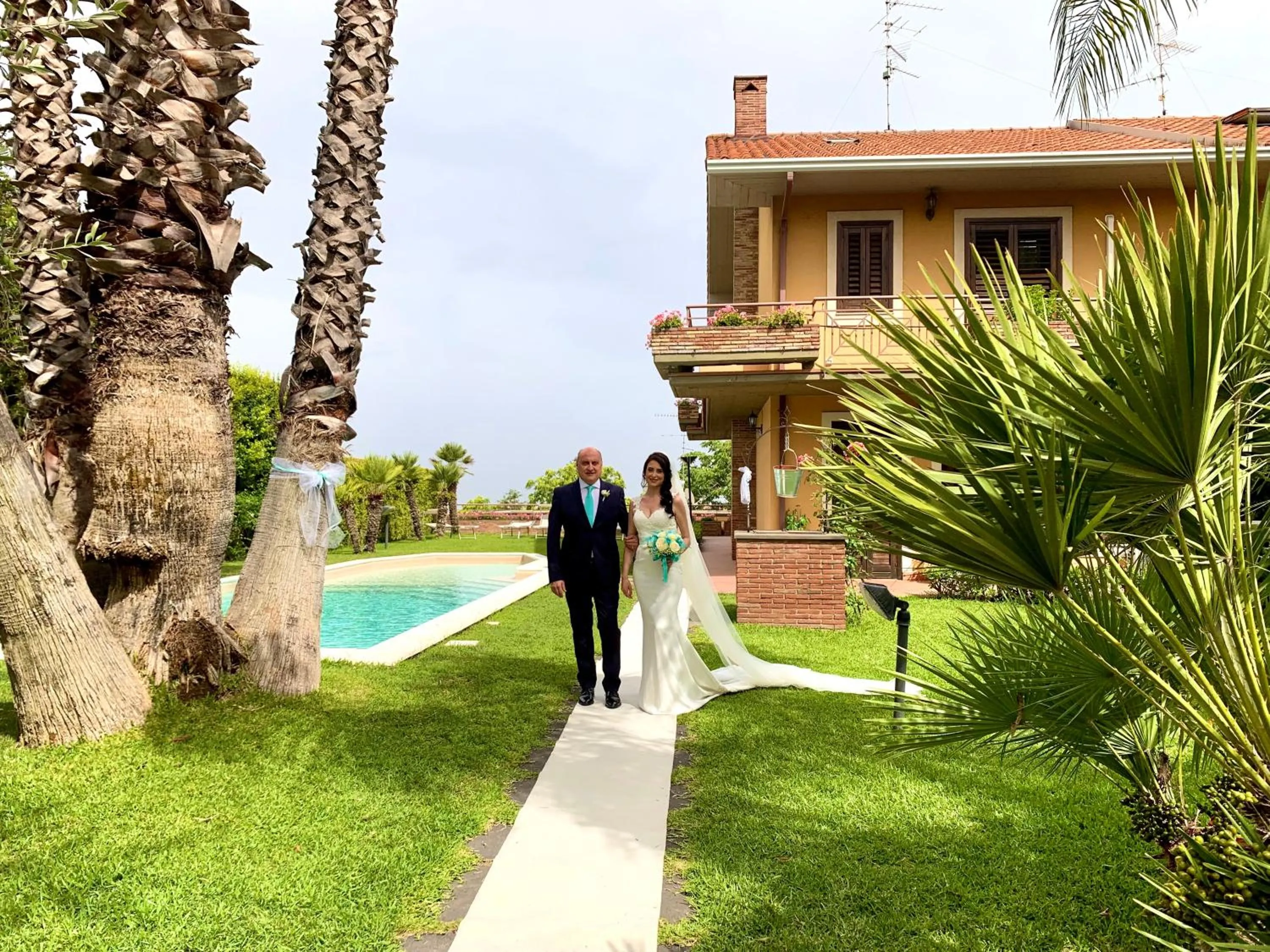 Swimming pool in Etna Villa Alba Chiara