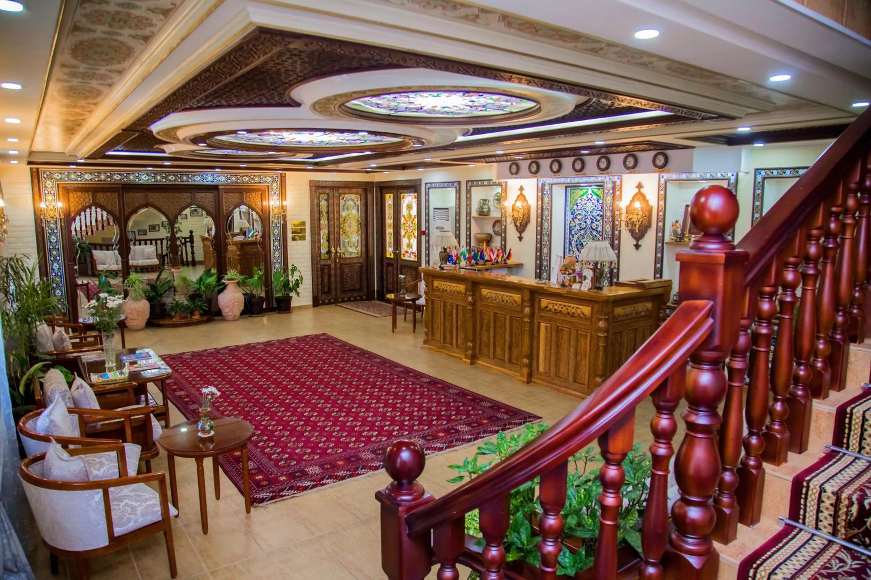 Lobby or reception in Hotel Grand Samarkand Superior - B