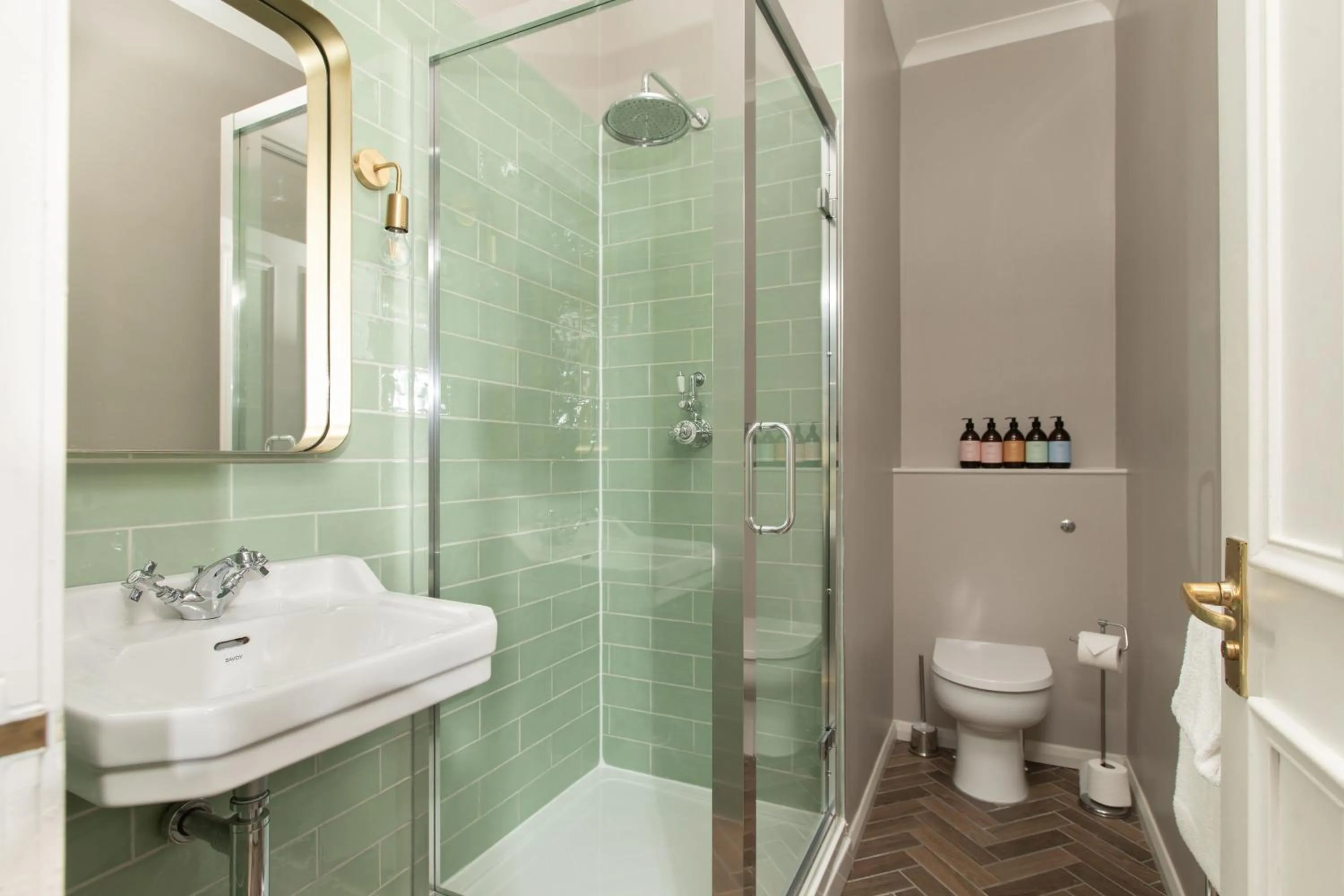 Bathroom in Celentano's Restaurant with Rooms