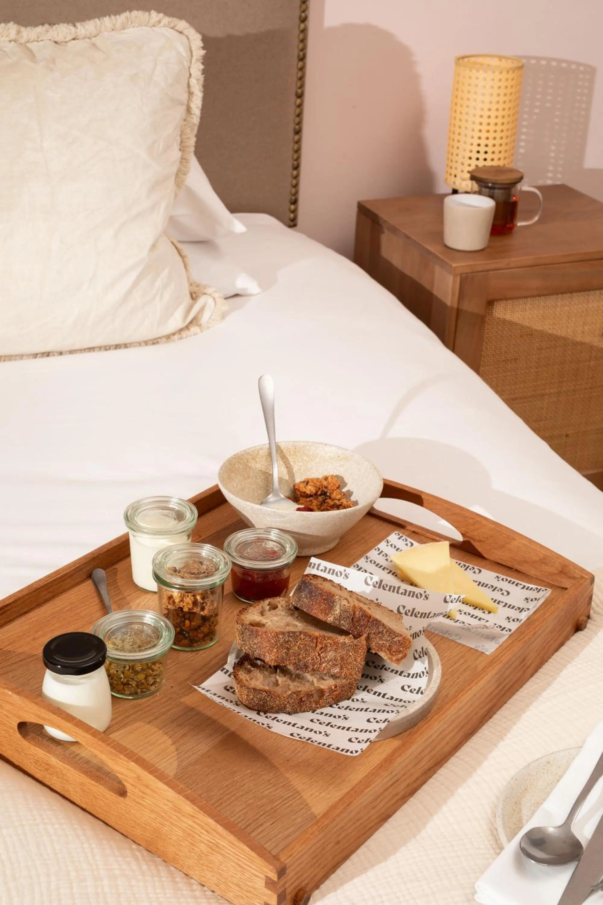 Bedroom, Bed in Celentano's Restaurant with Rooms