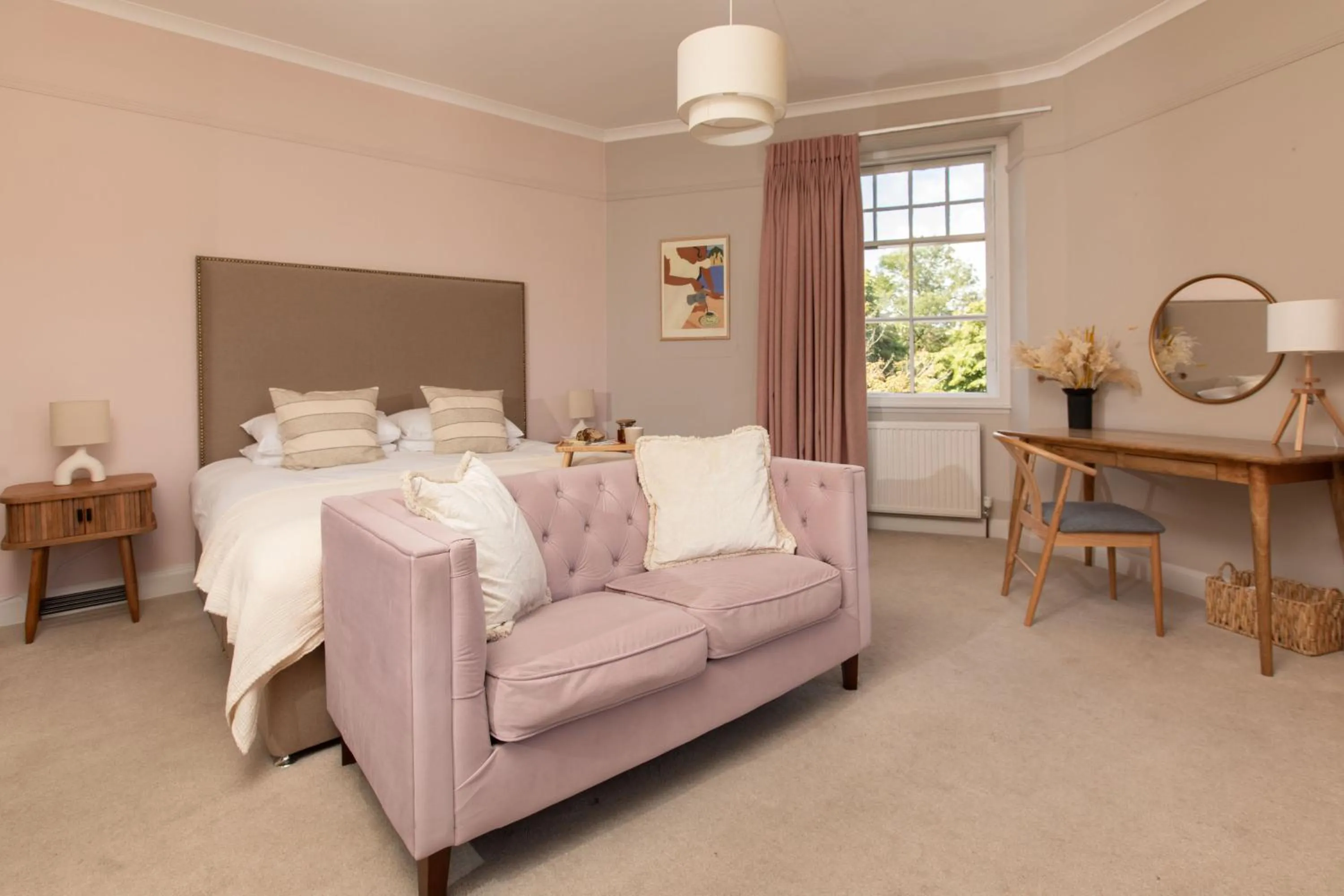 Bed in Celentano's Restaurant with Rooms