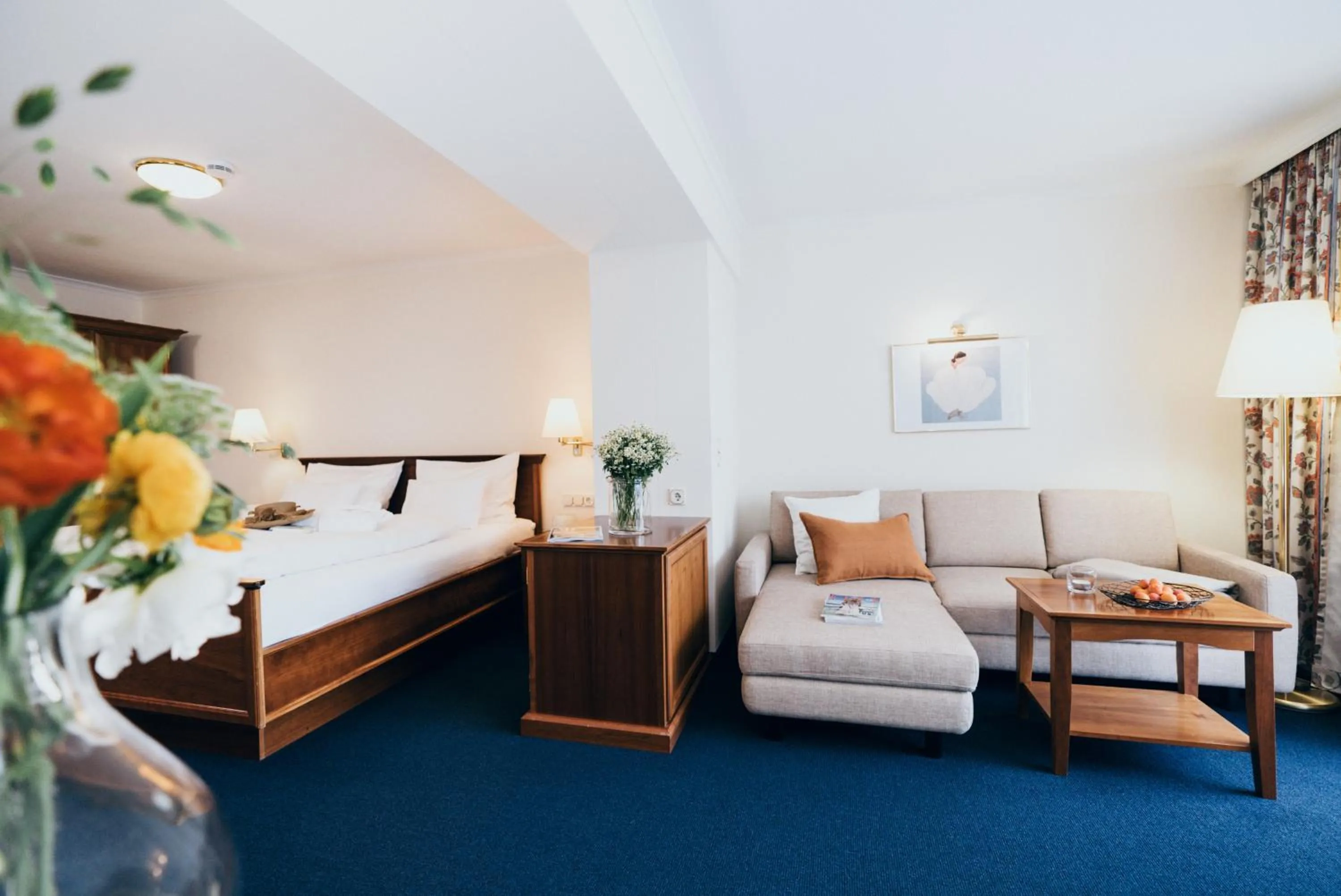 Bed in Hotel Reindl Suiten & Appartments