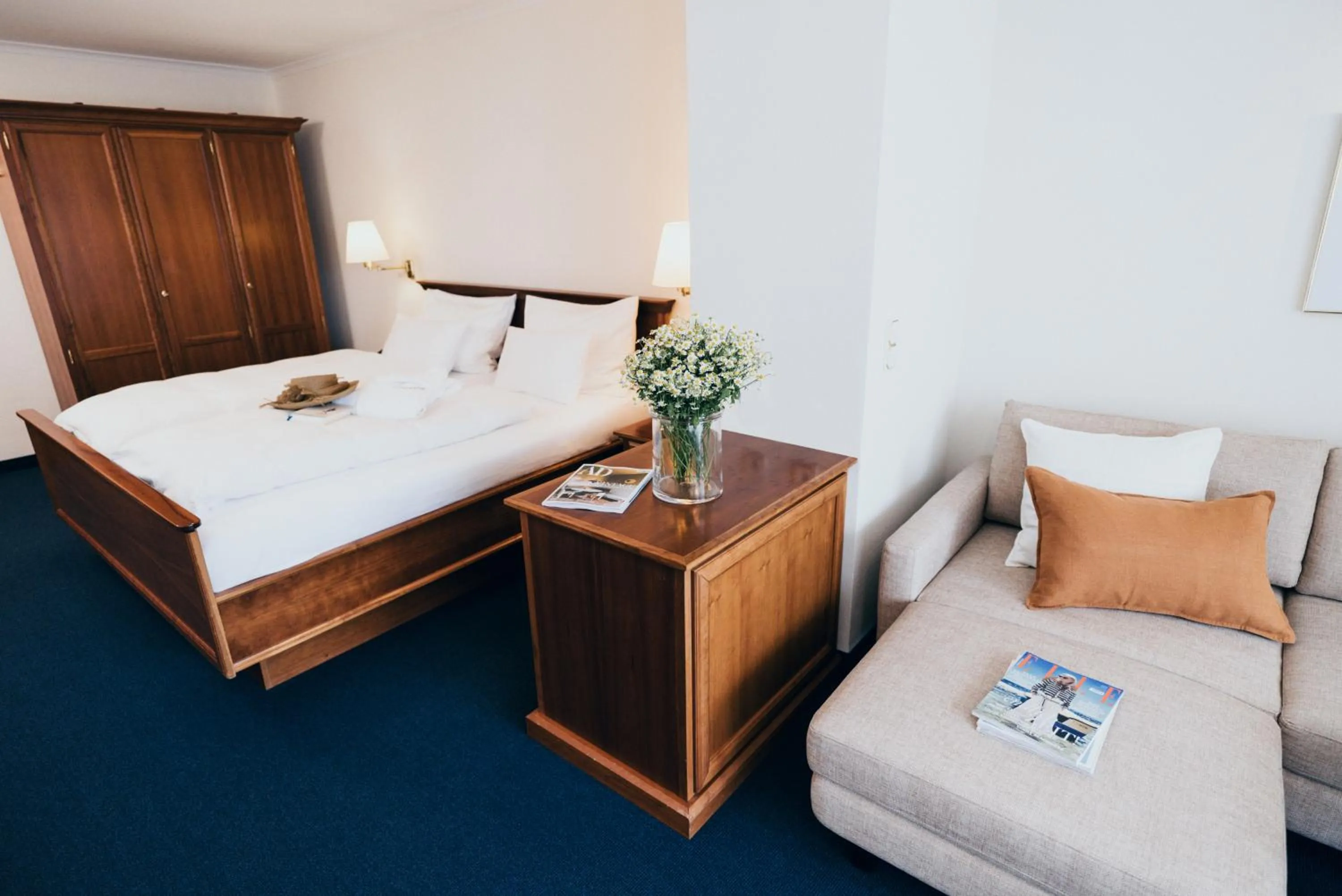 Bed in Hotel Reindl Suiten & Appartments
