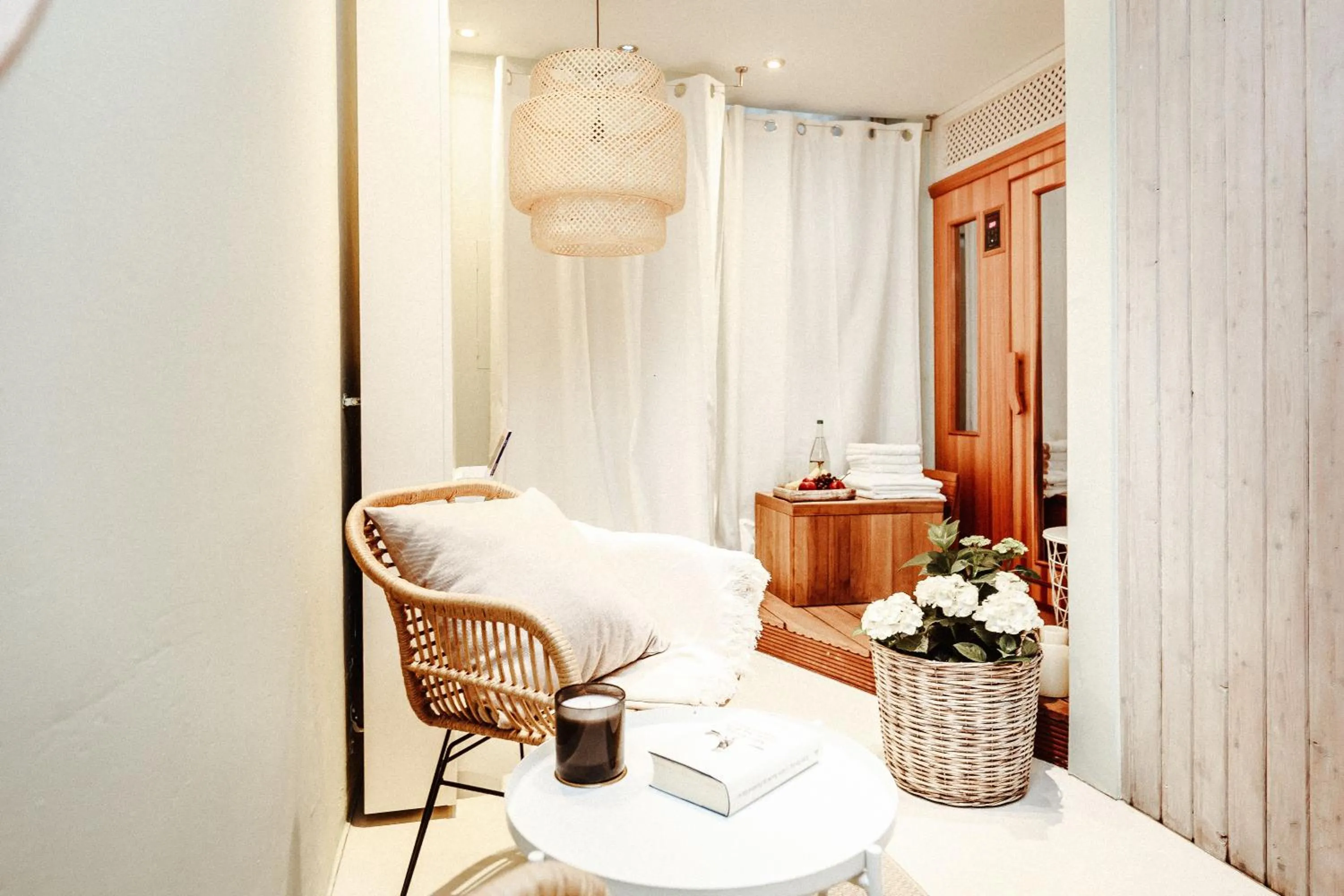 Sauna in Hotel Reindl Suiten & Appartments