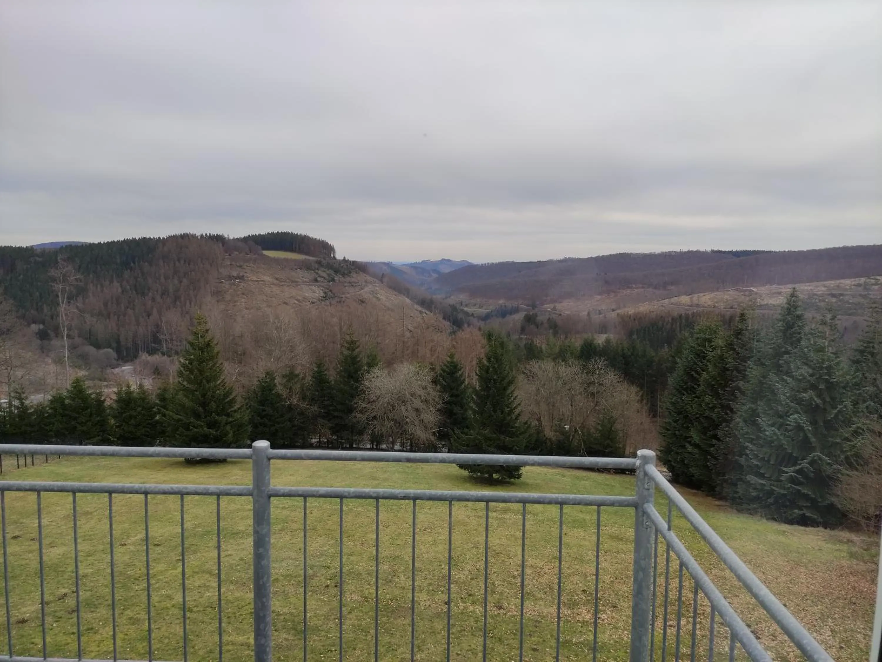 Garden view in Appart-Hotel Harmonie