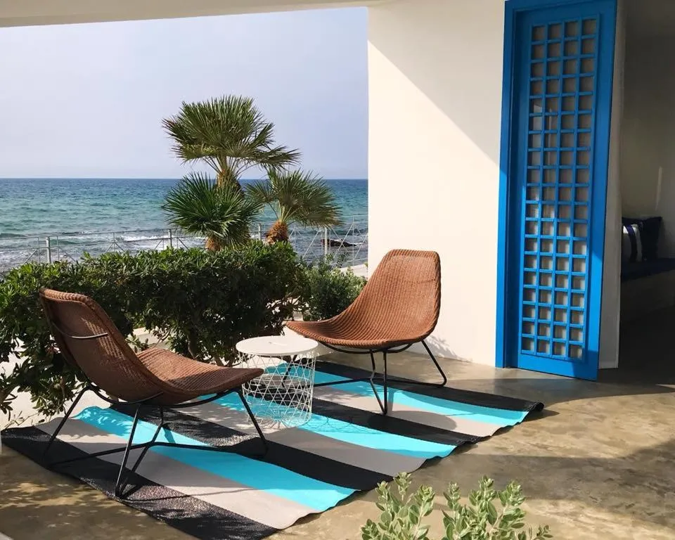 Patio in Marina Beach Resort by Le Dhome Sicily