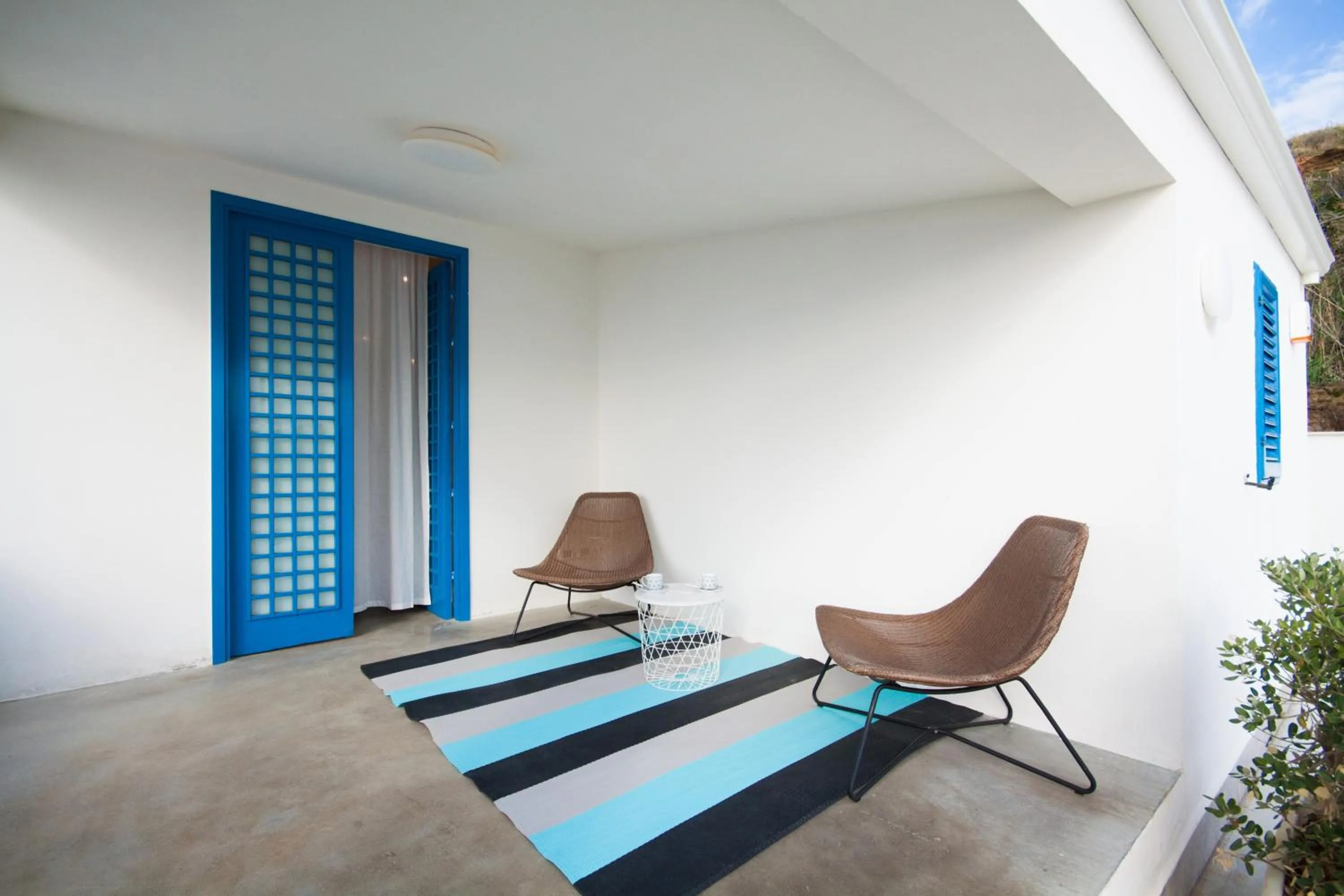 Patio in Marina Beach Resort by Le Dhome Sicily