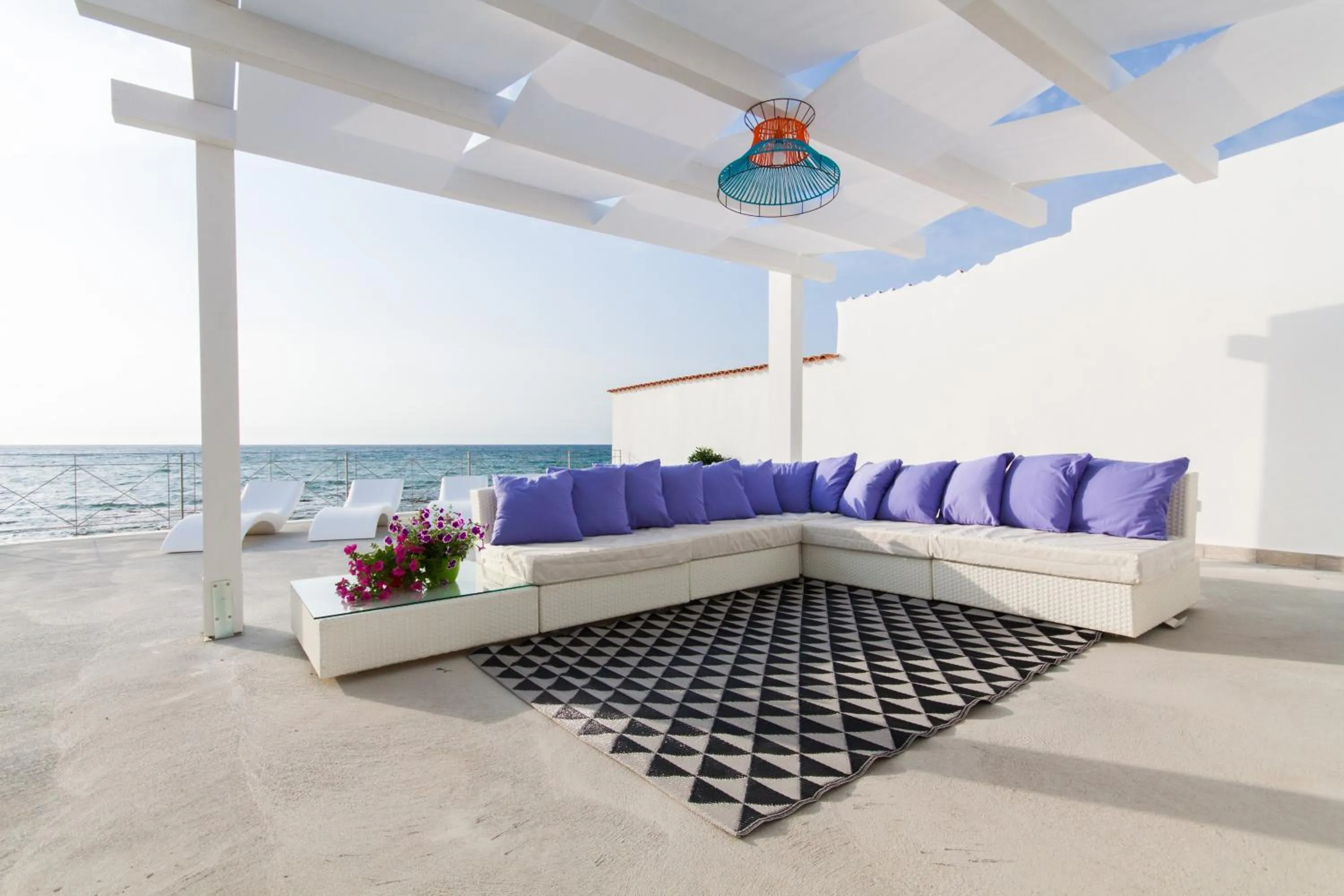 Living room in Marina Beach Resort by Le Dhome Sicily