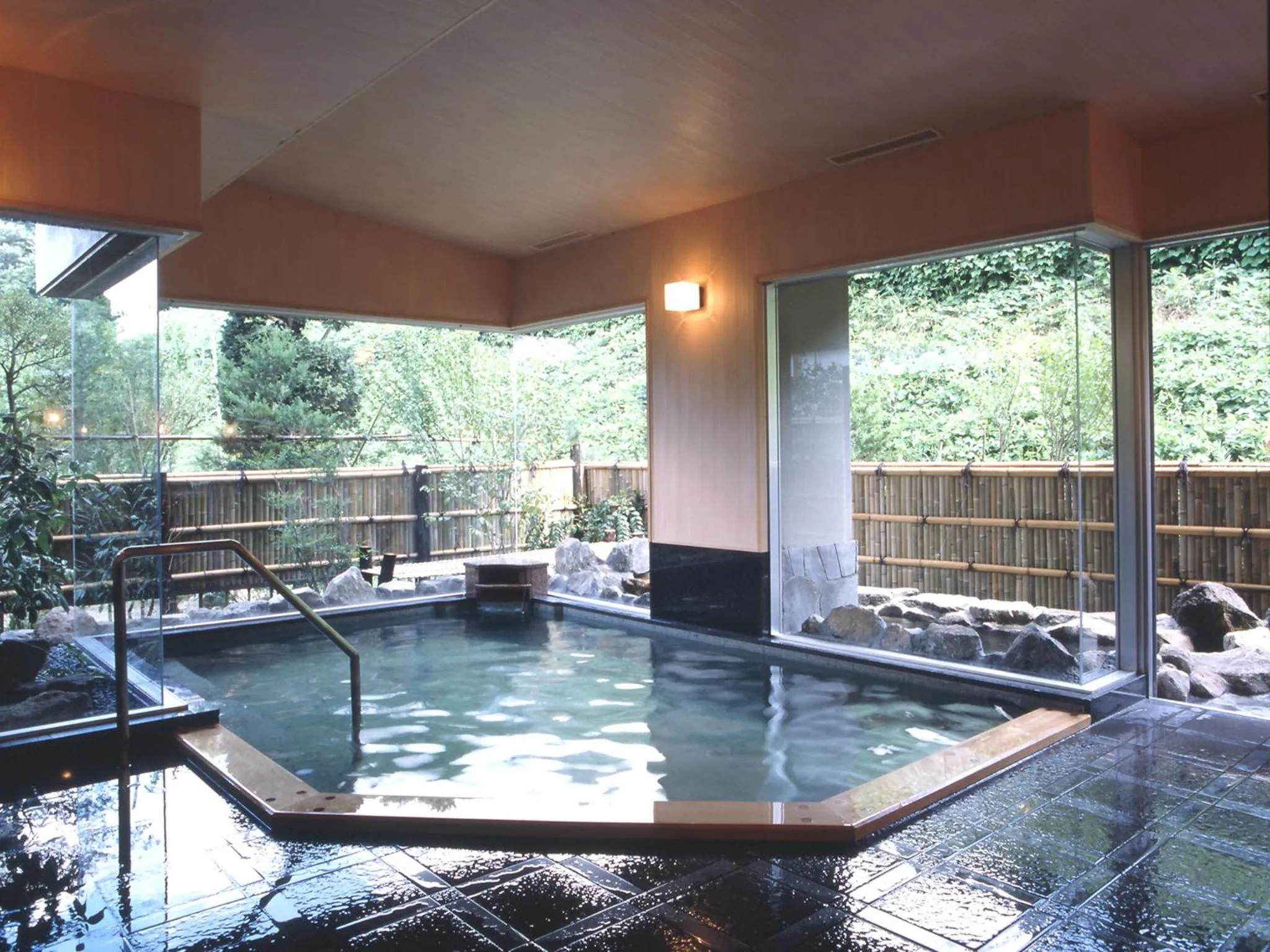 Hot Spring Bath in Hotel Kameya