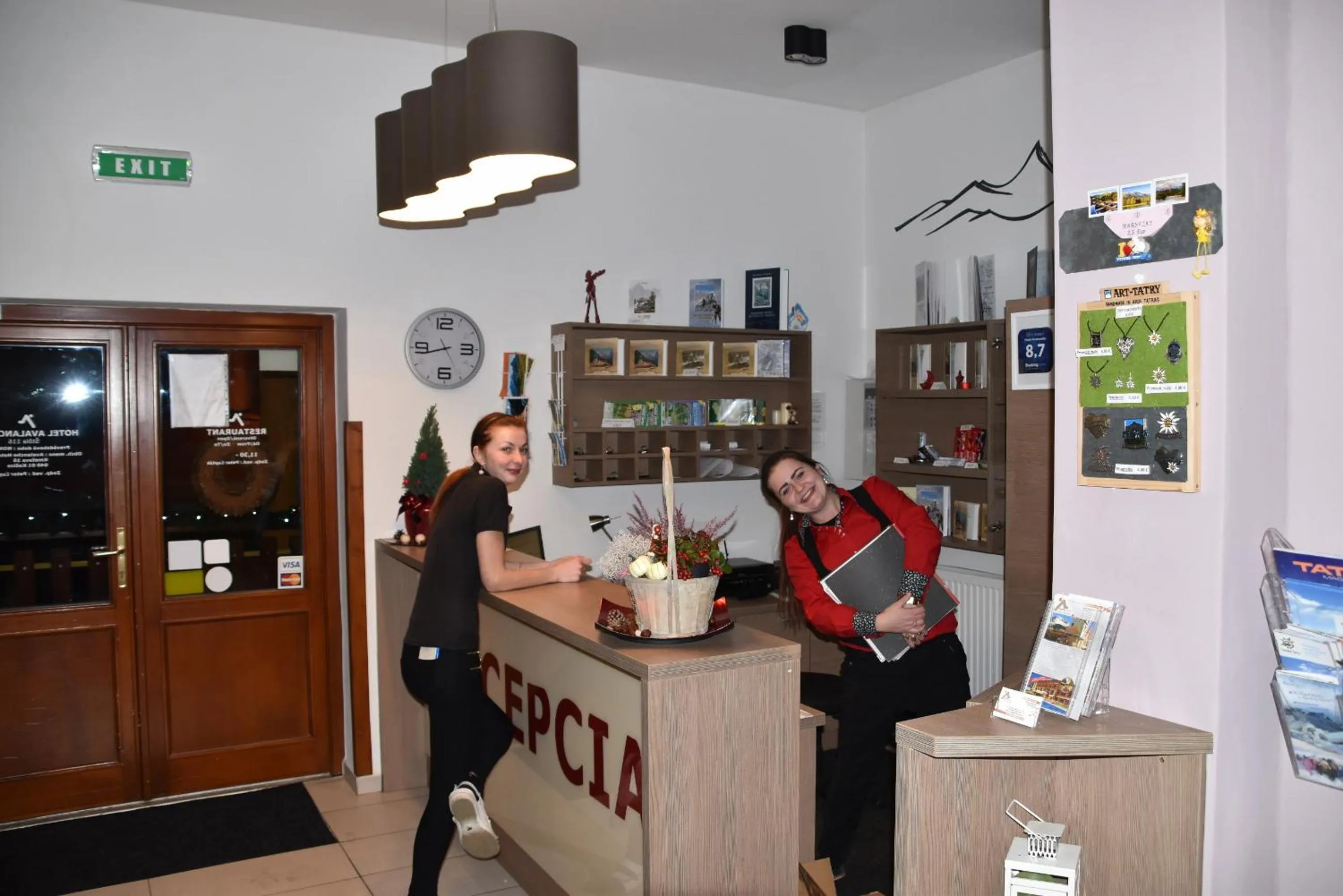 Lobby or reception in Hotel Avalanche