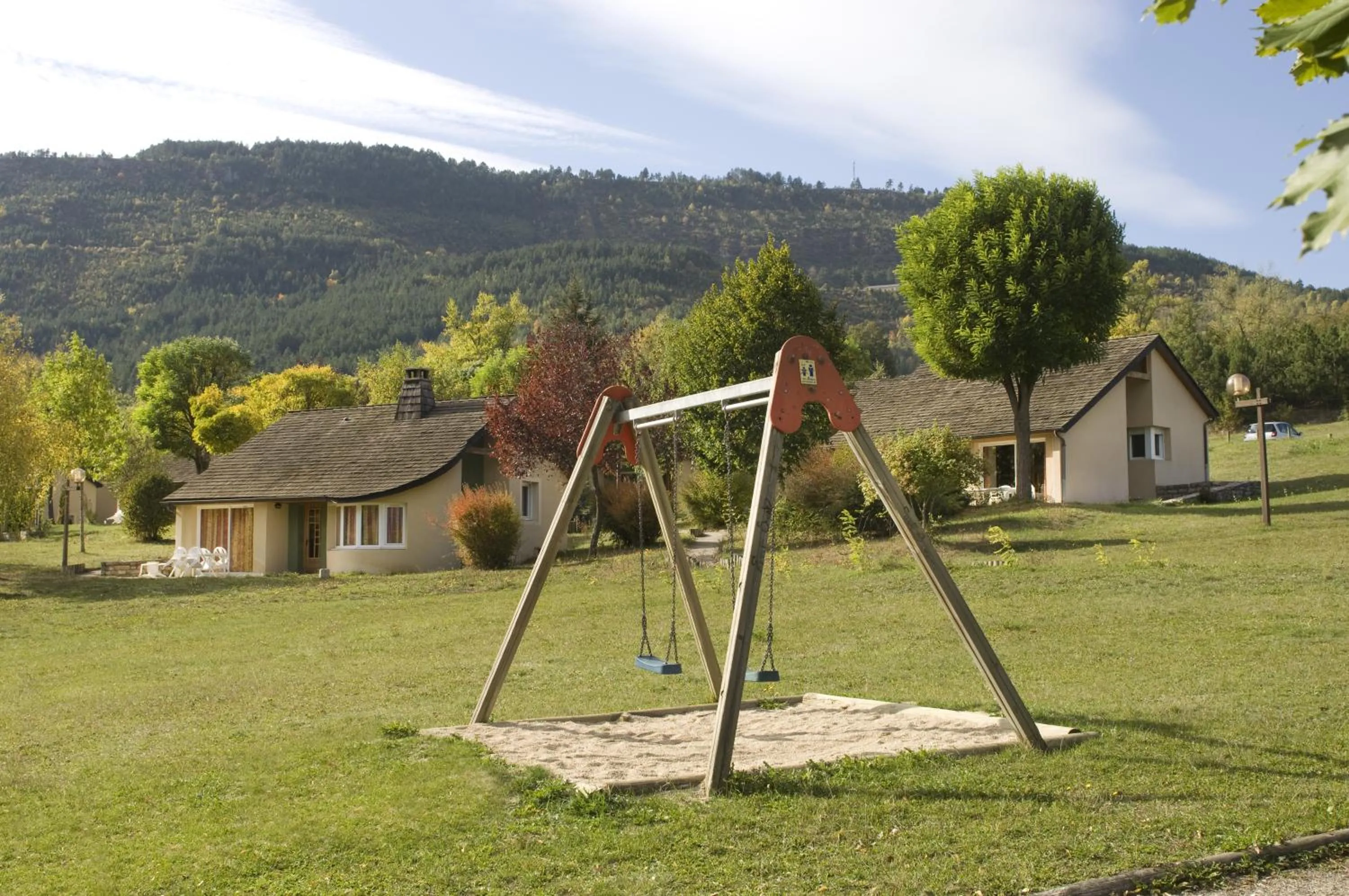 Children play ground in Village de Gites le Colombier