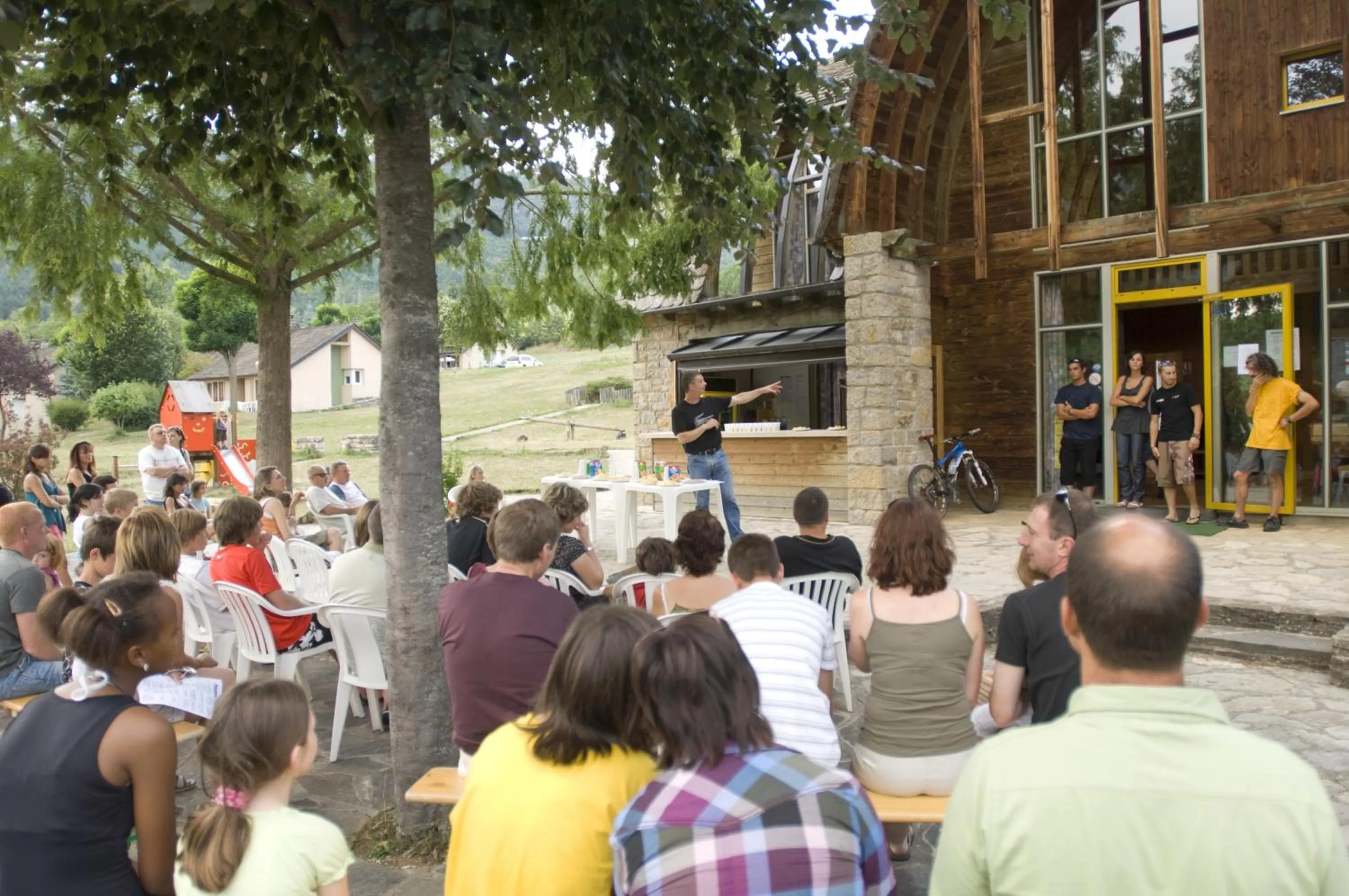 Lobby or reception in Village de Gites le Colombier