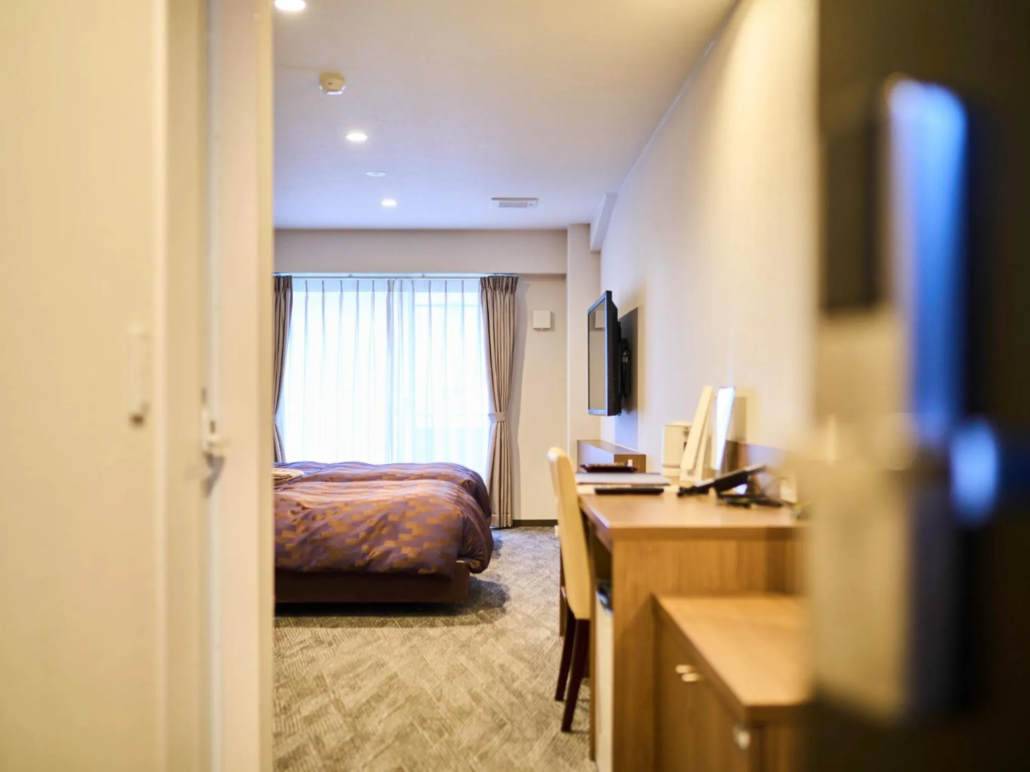 Photo of the whole room, Bed in Kyoto Daiichi Hotel