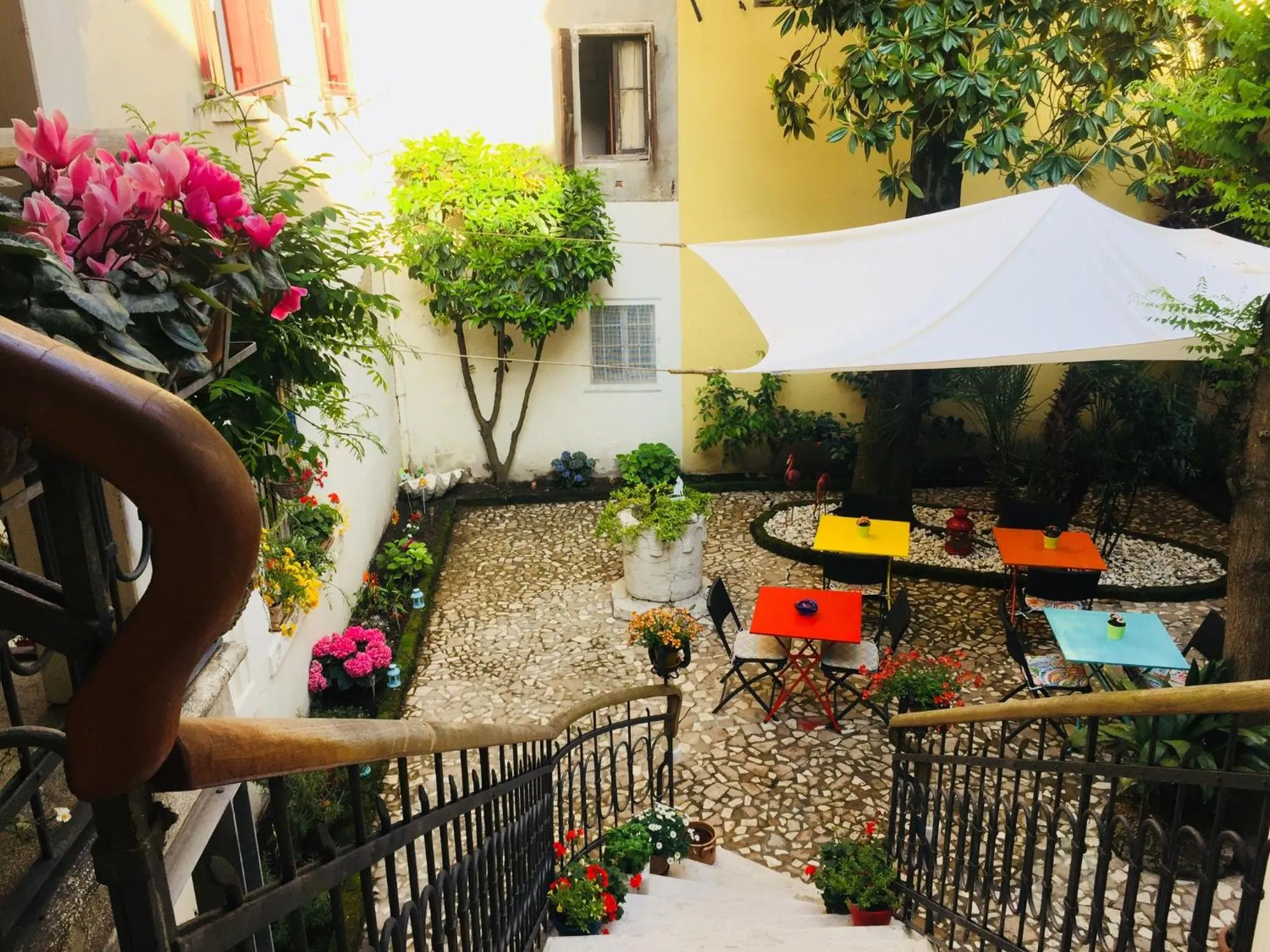 Garden in B&B La Corte