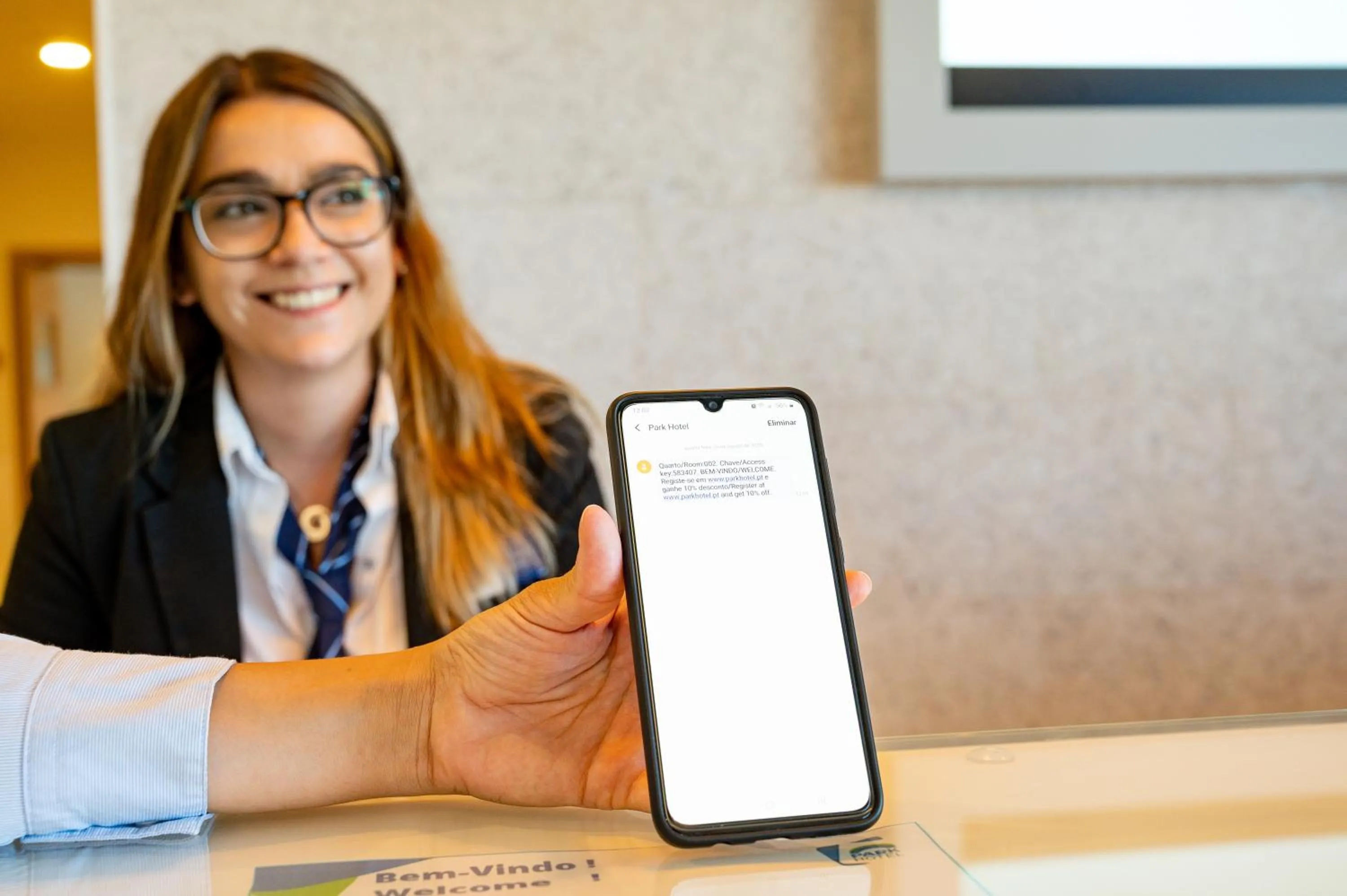 Lobby or reception in Park Hotel Porto Aeroporto