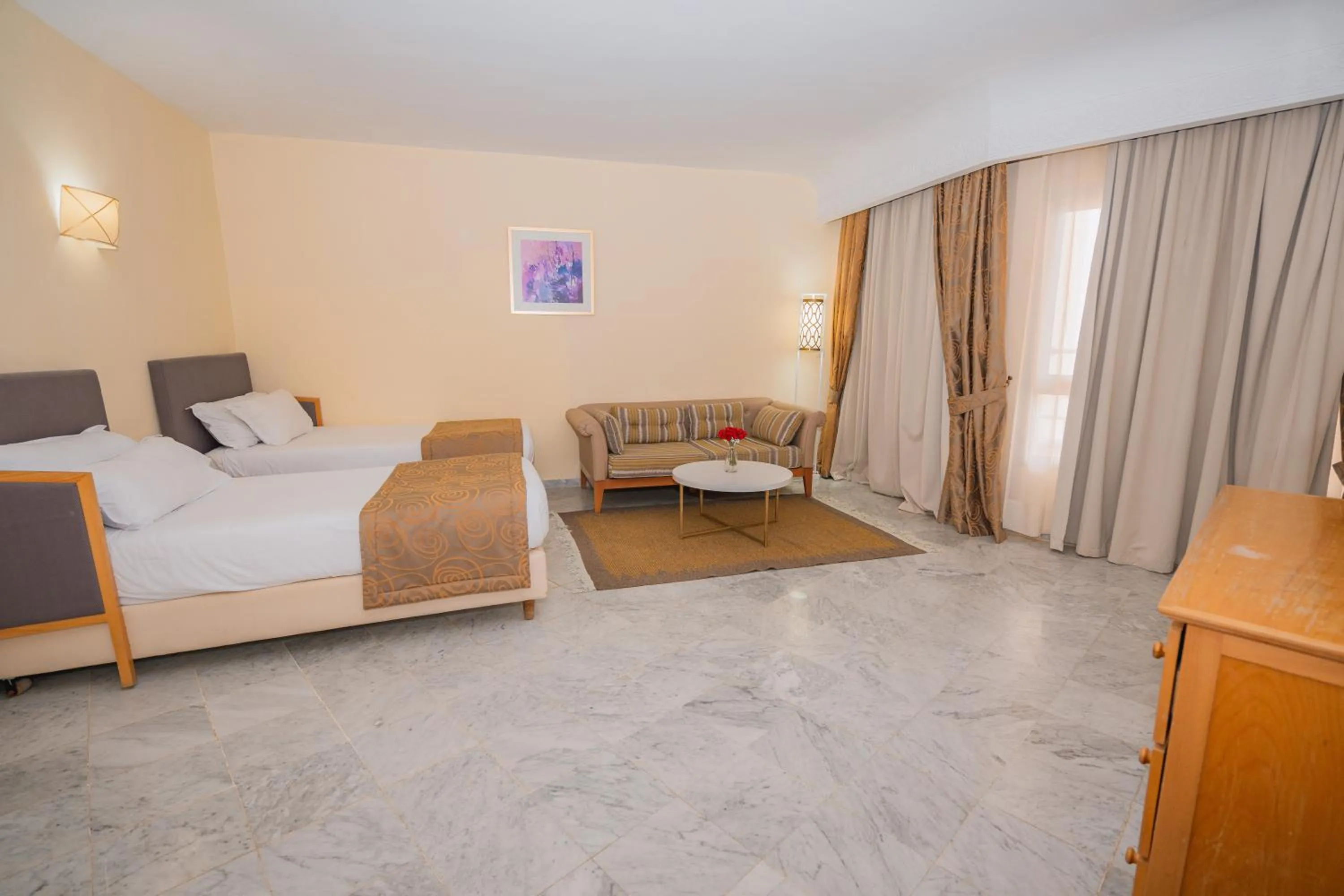 Bed in Marhaba Palace