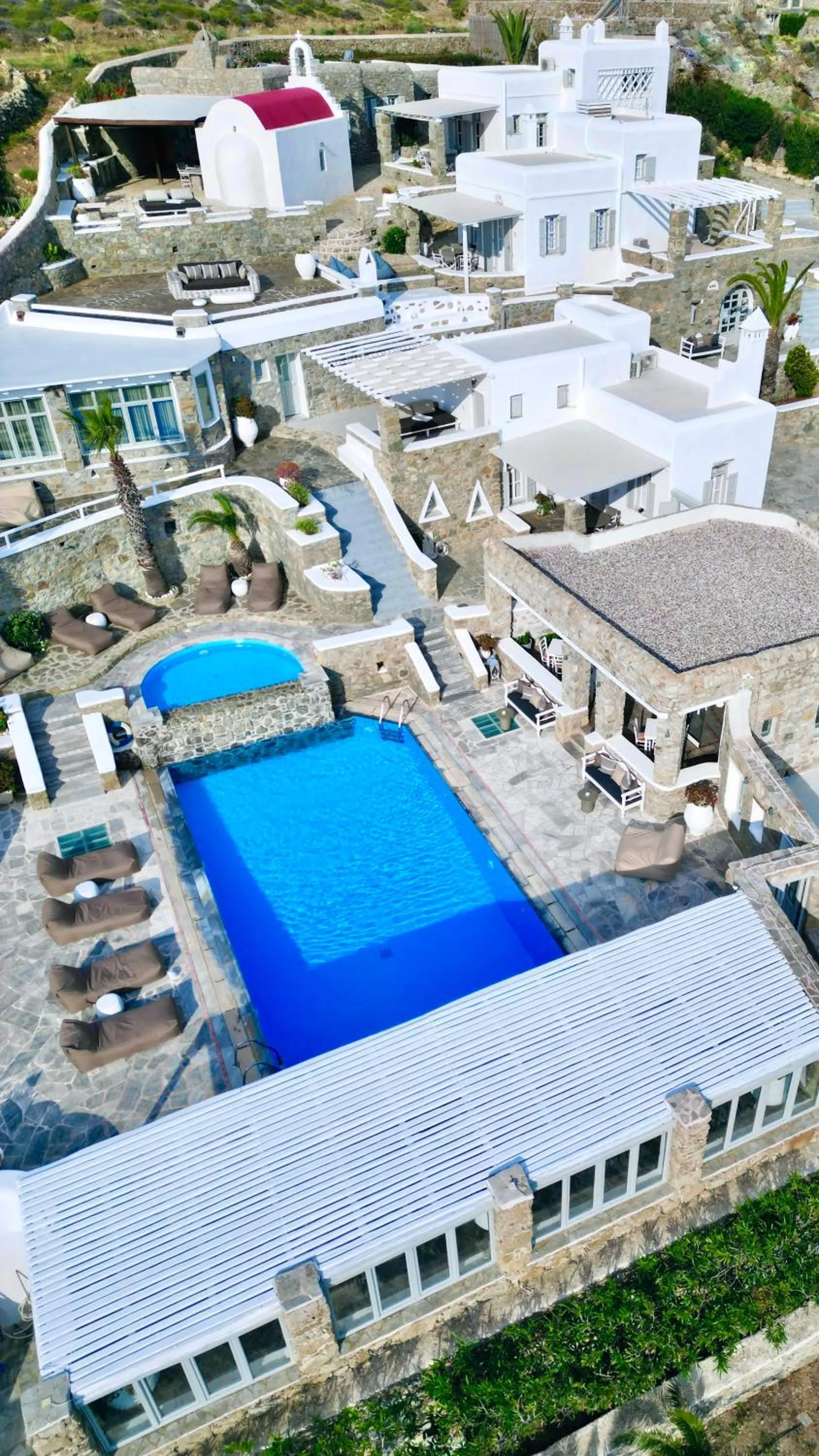 Property building in Kallos of Mykonos - previous Leonis Summer Houses