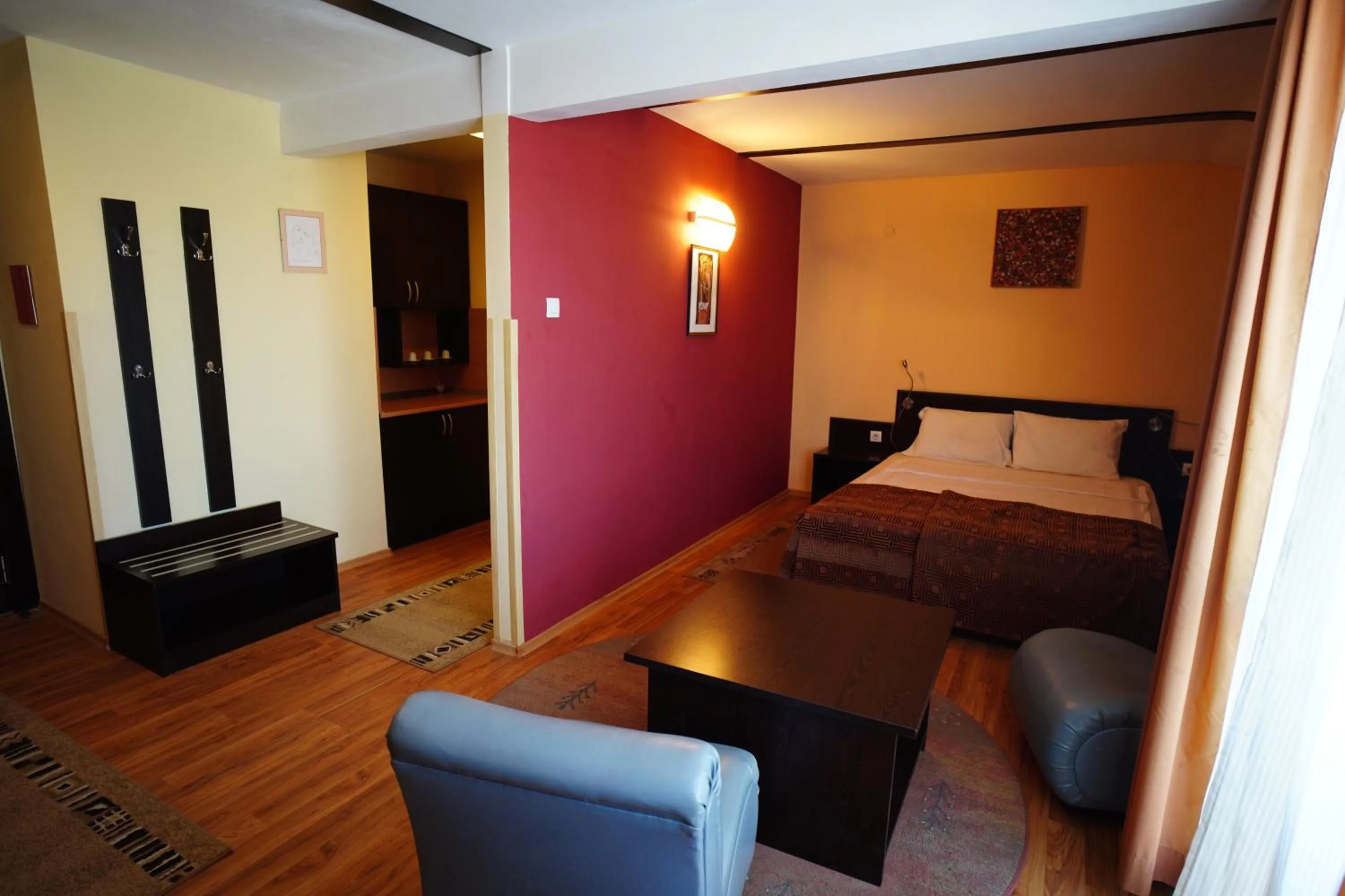 Bed in Family Art-Hotel Zora