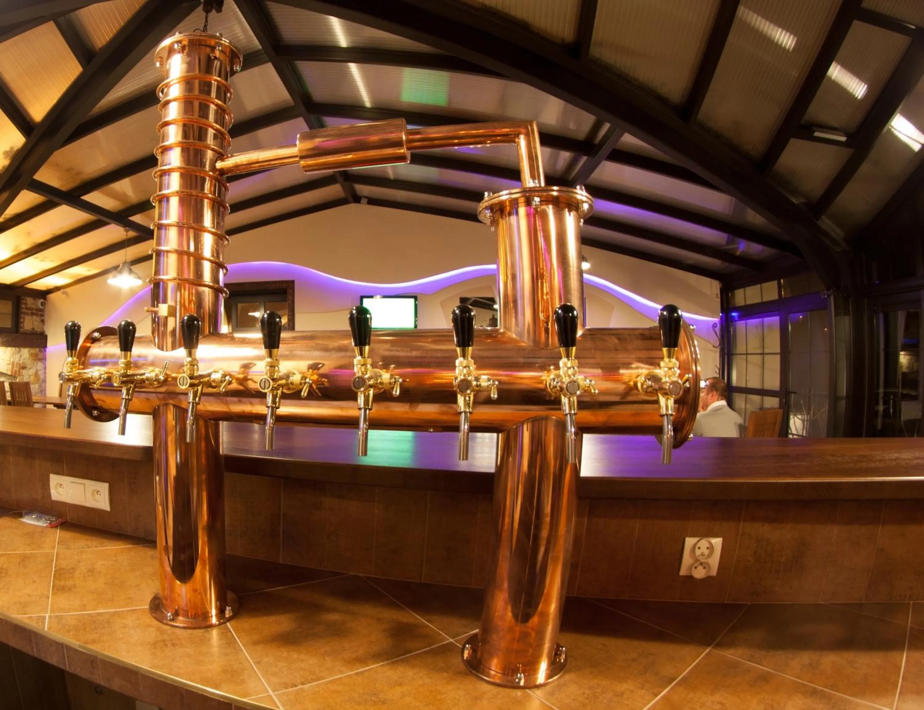 Lounge or bar in Hotel Restauracja Browar Lwów w Lublinie