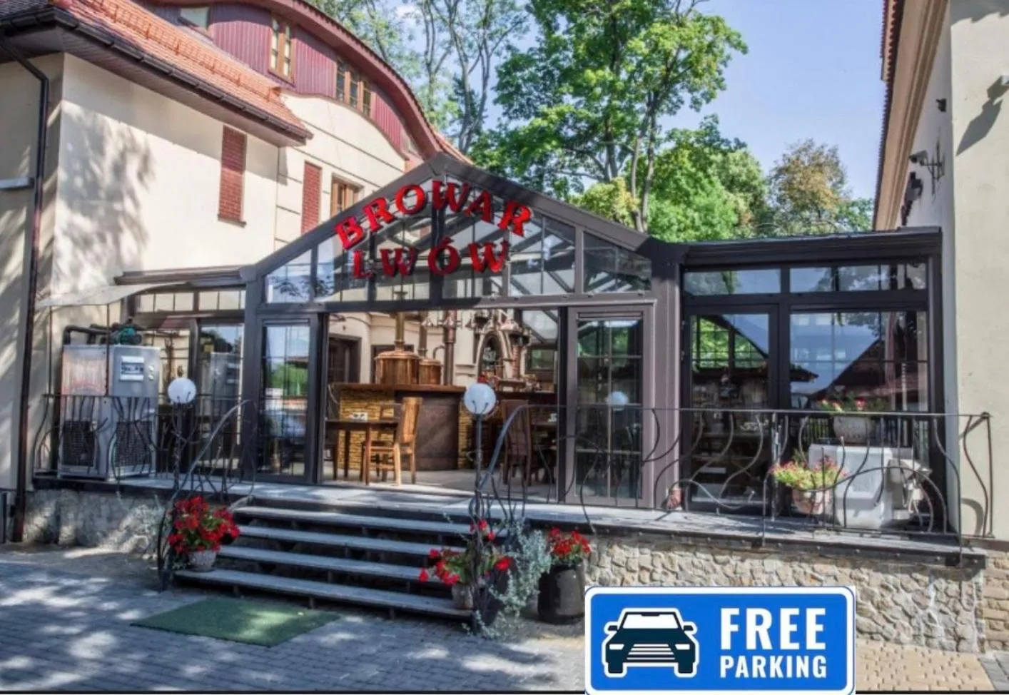 Property building in Hotel Restauracja Browar Lwów w Lublinie