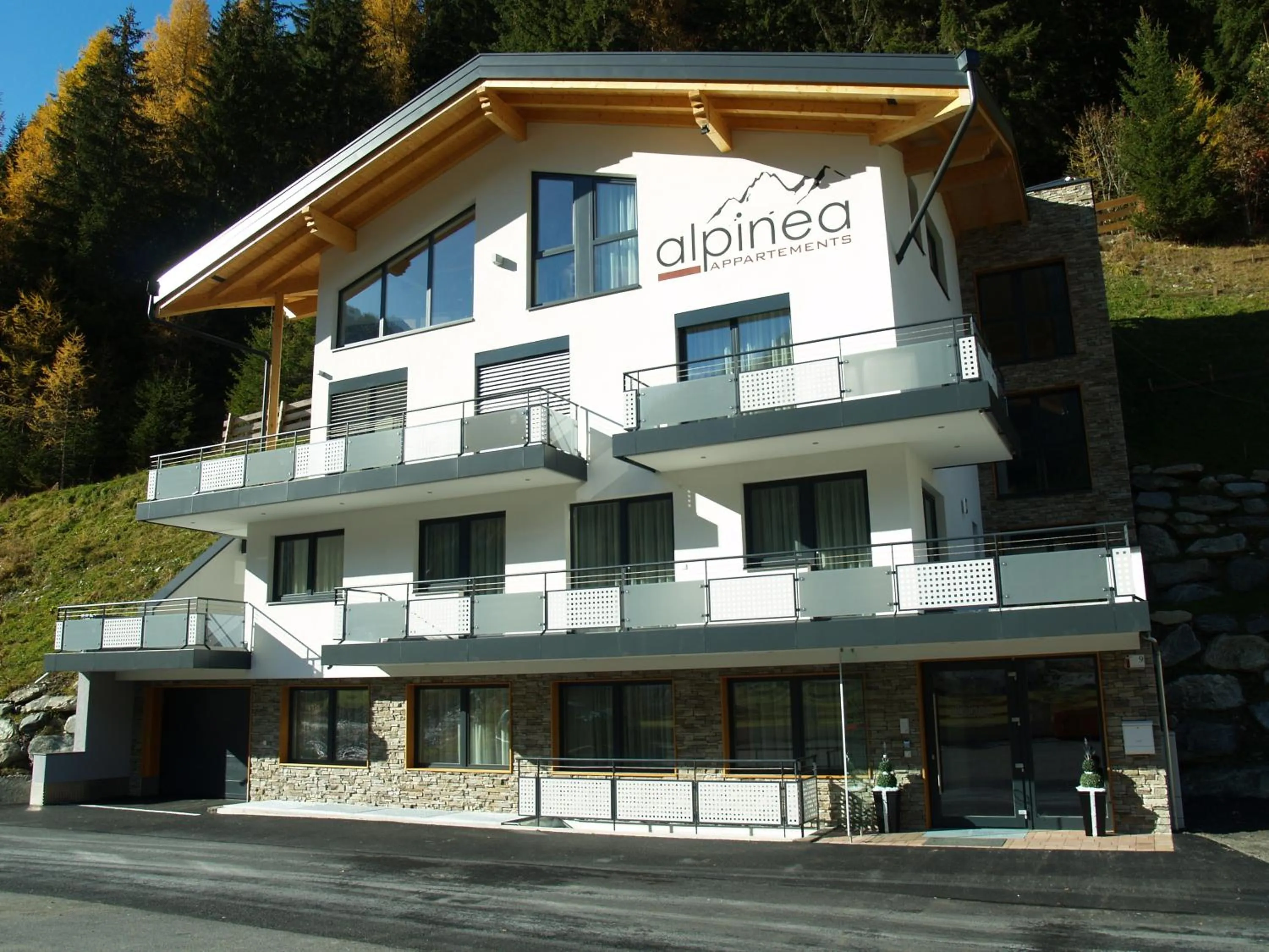 Facade/entrance in alpinea Appartements