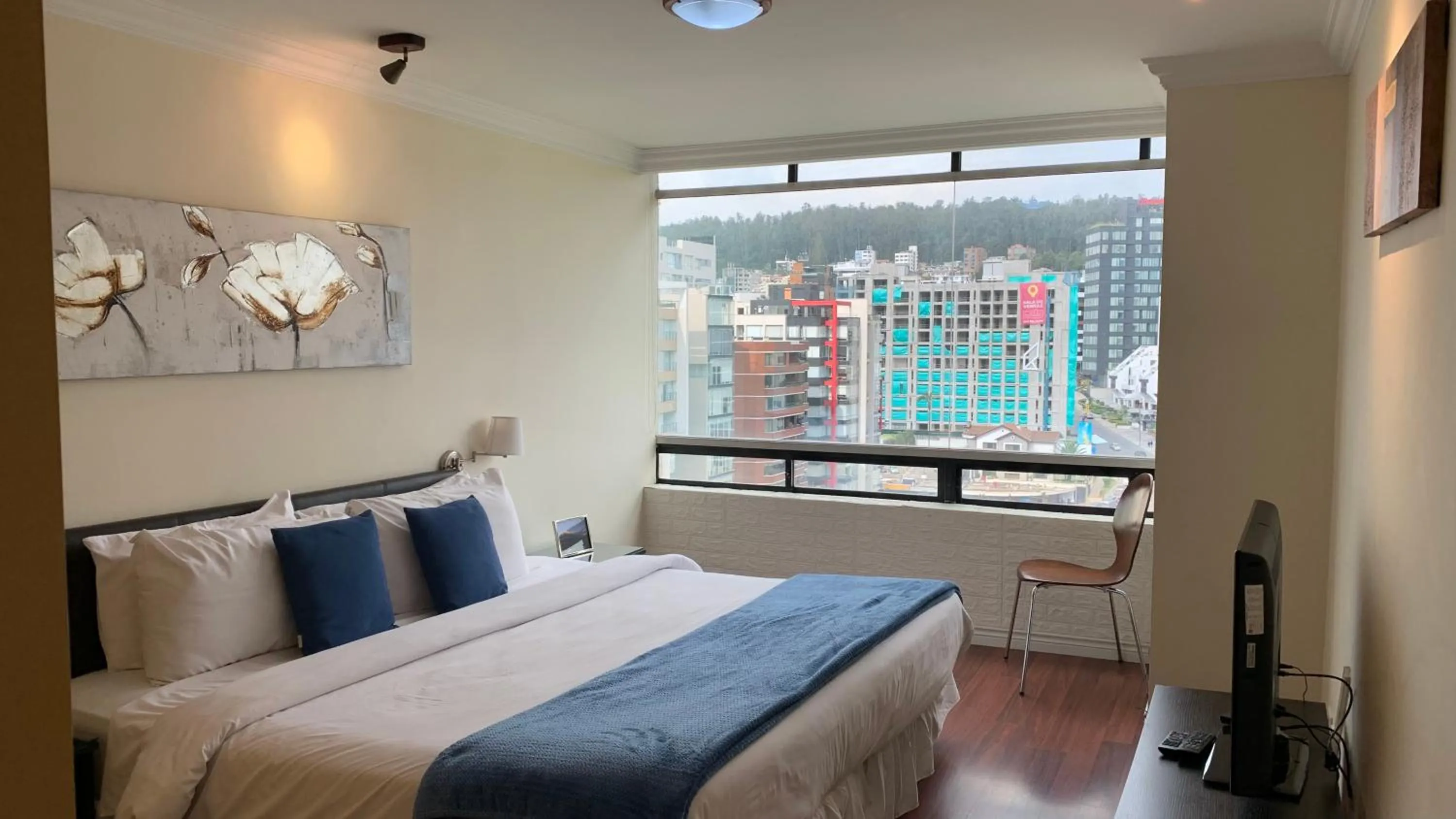 Bedroom, Bed in BlueZone Apartments