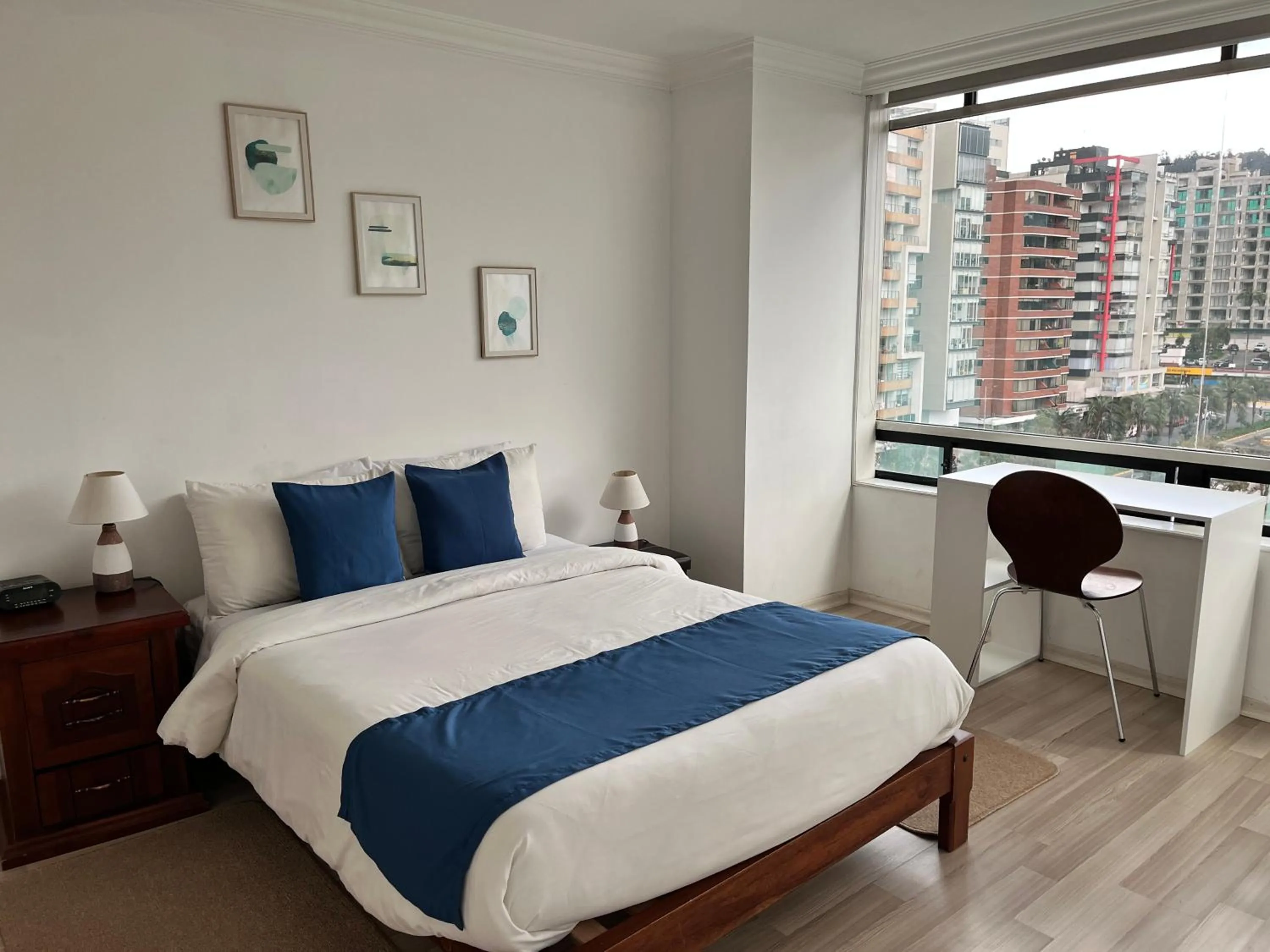 Bedroom, Bed in BlueZone Apartments