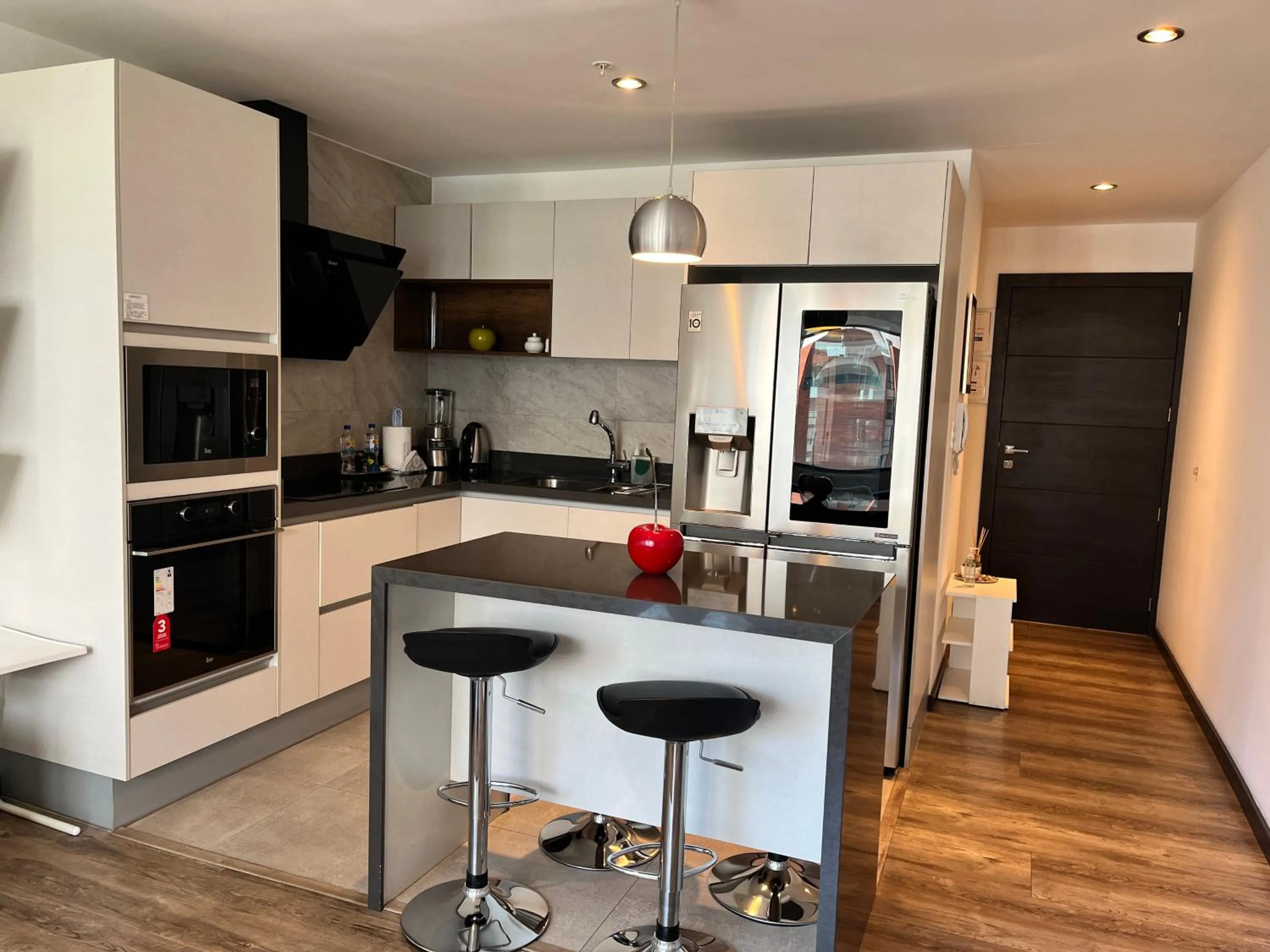 kitchen in BlueZone Apartments