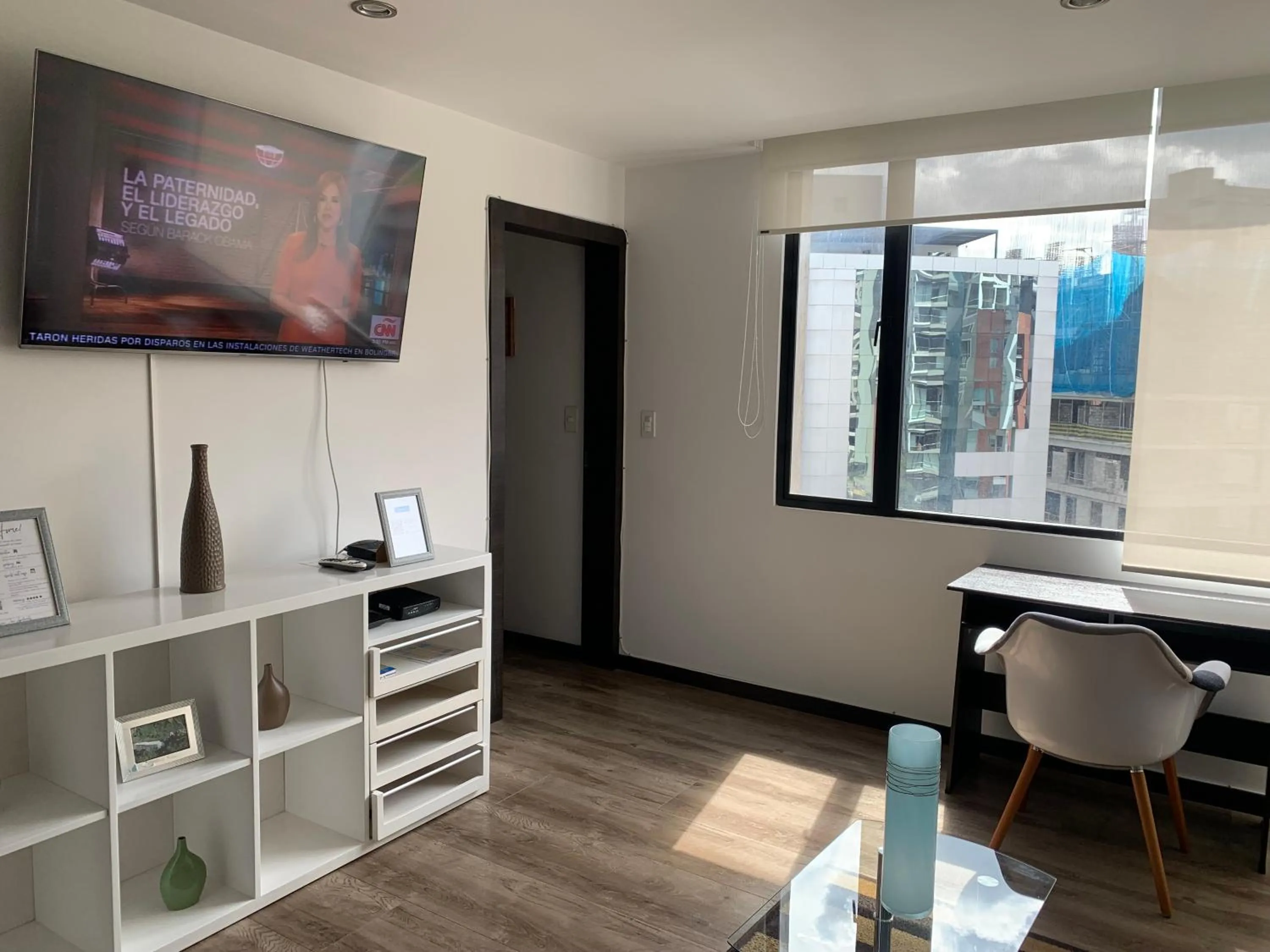 Living room in BlueZone Apartments