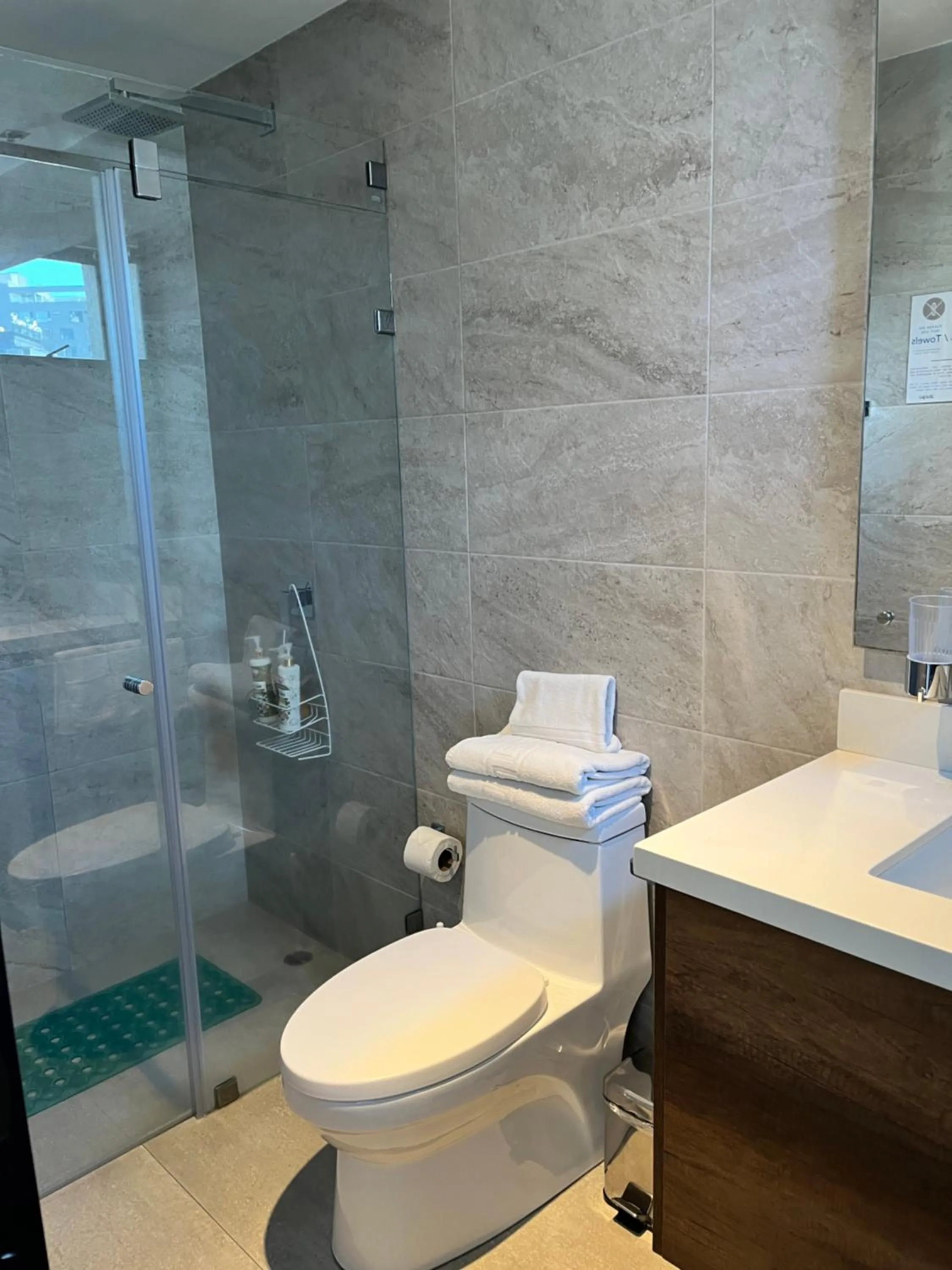 Bathroom in BlueZone Apartments