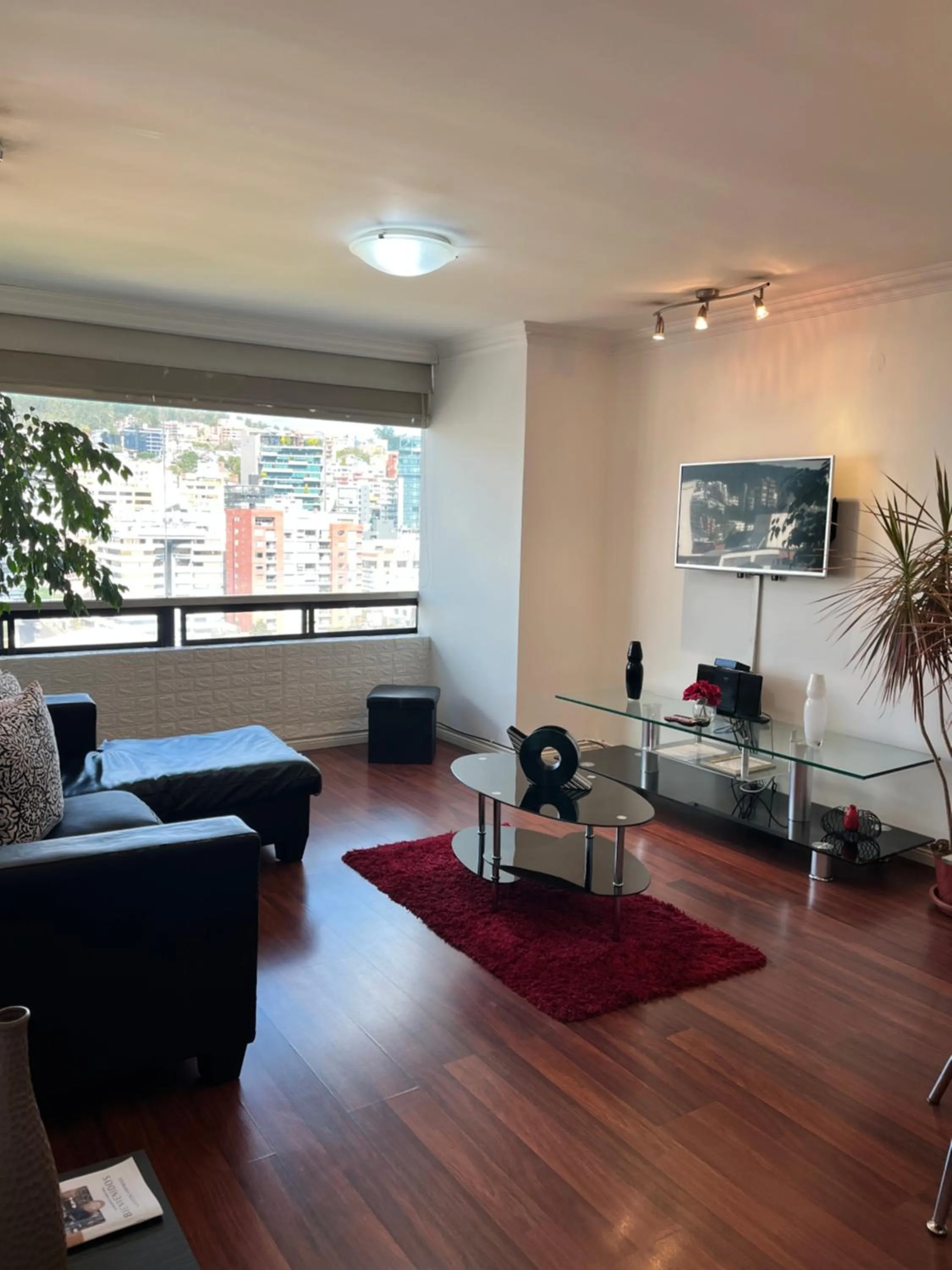 Living room in BlueZone Apartments