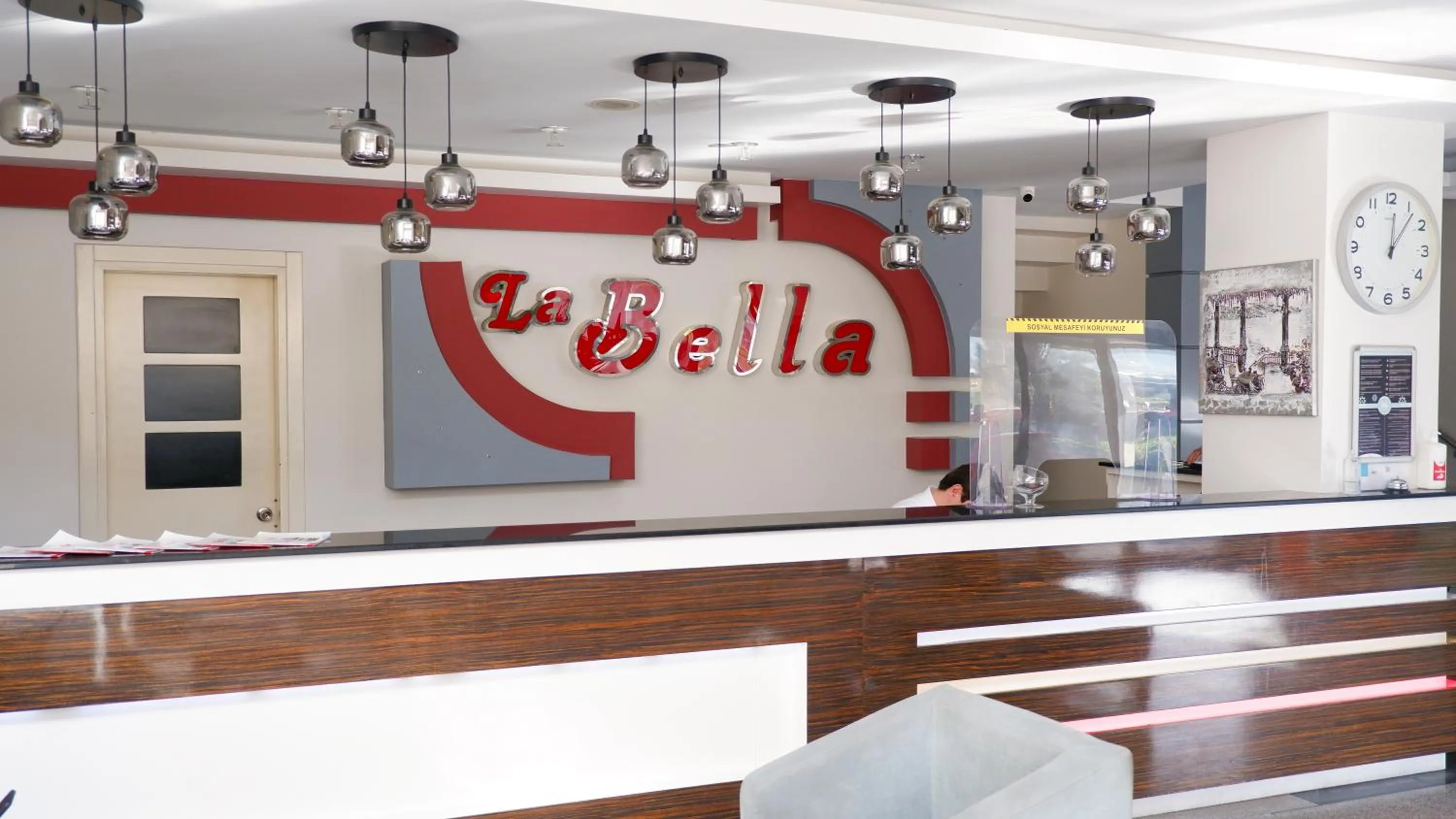 Lobby or reception in Hotel La Bella Soma