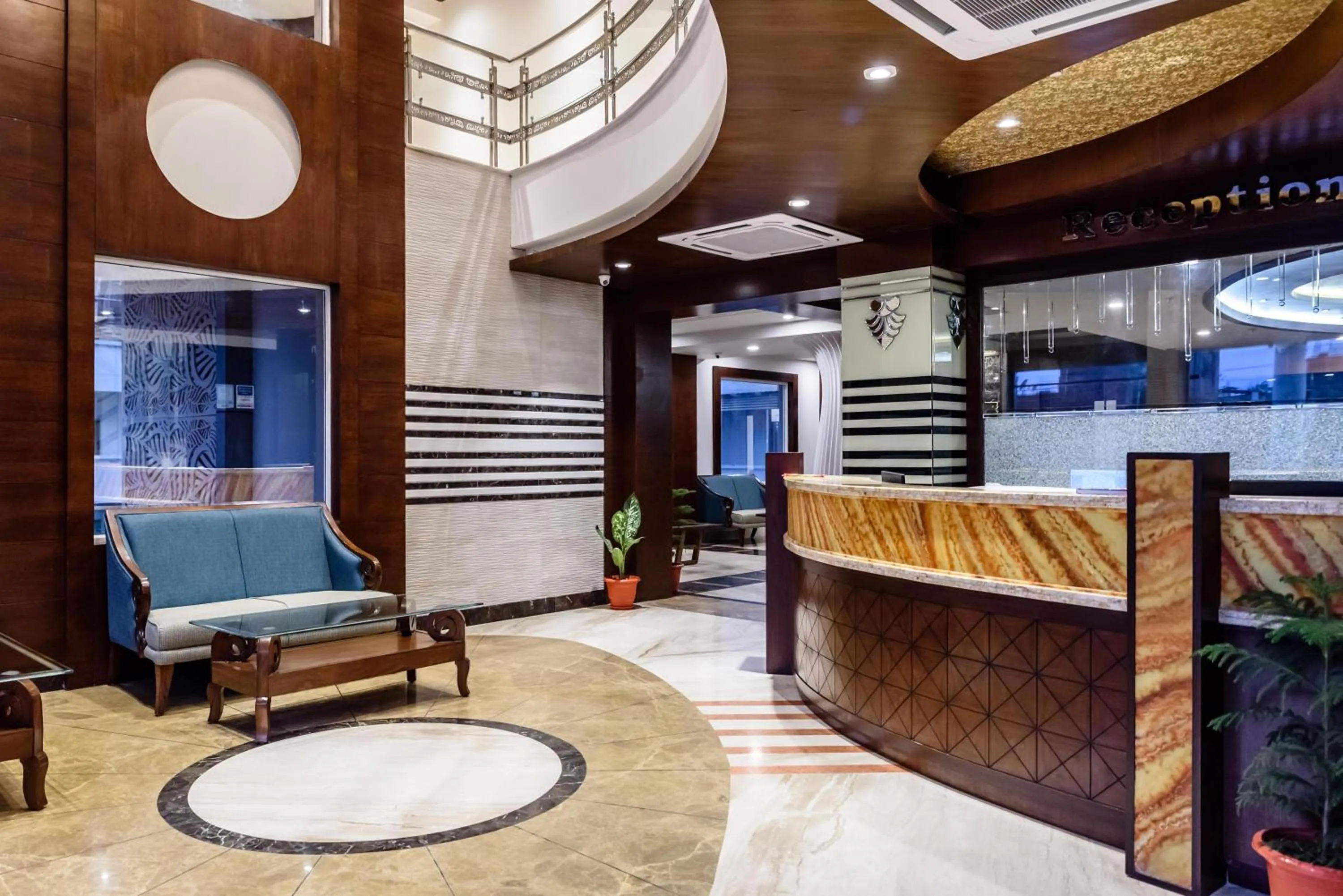 Lobby or reception in Konark Grand Hotel