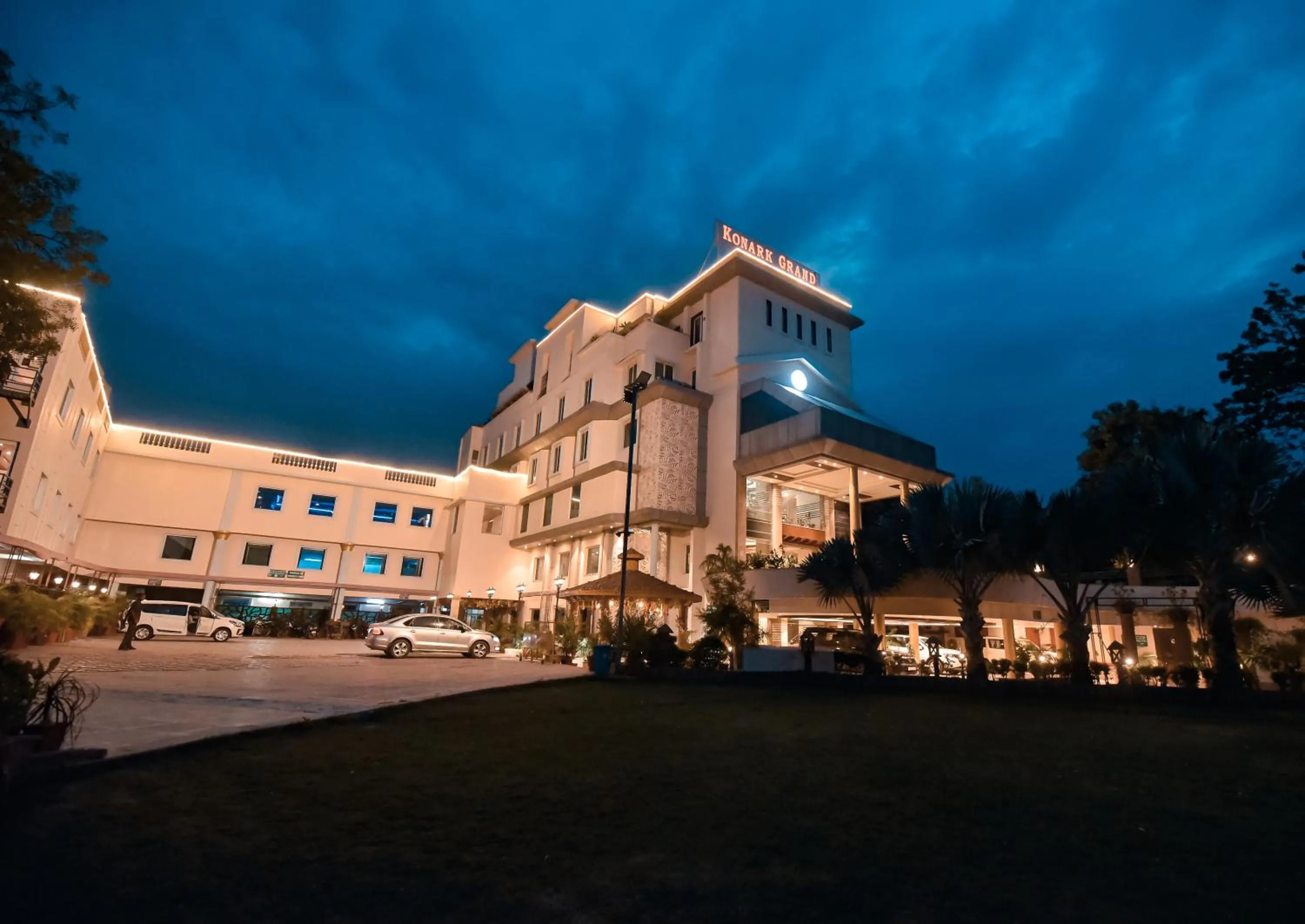 Parking in Konark Grand Hotel