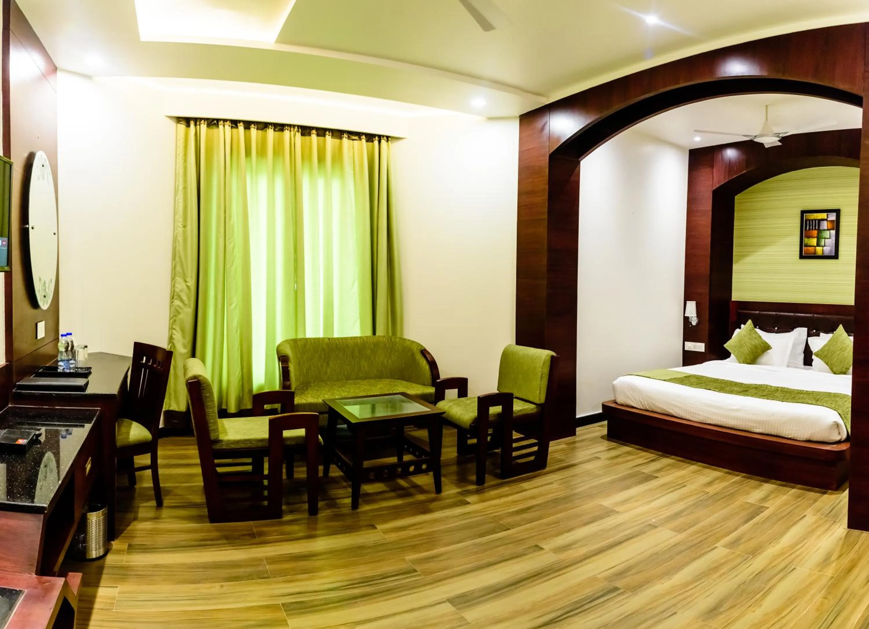 Photo of the whole room, Bed in Konark Grand Hotel