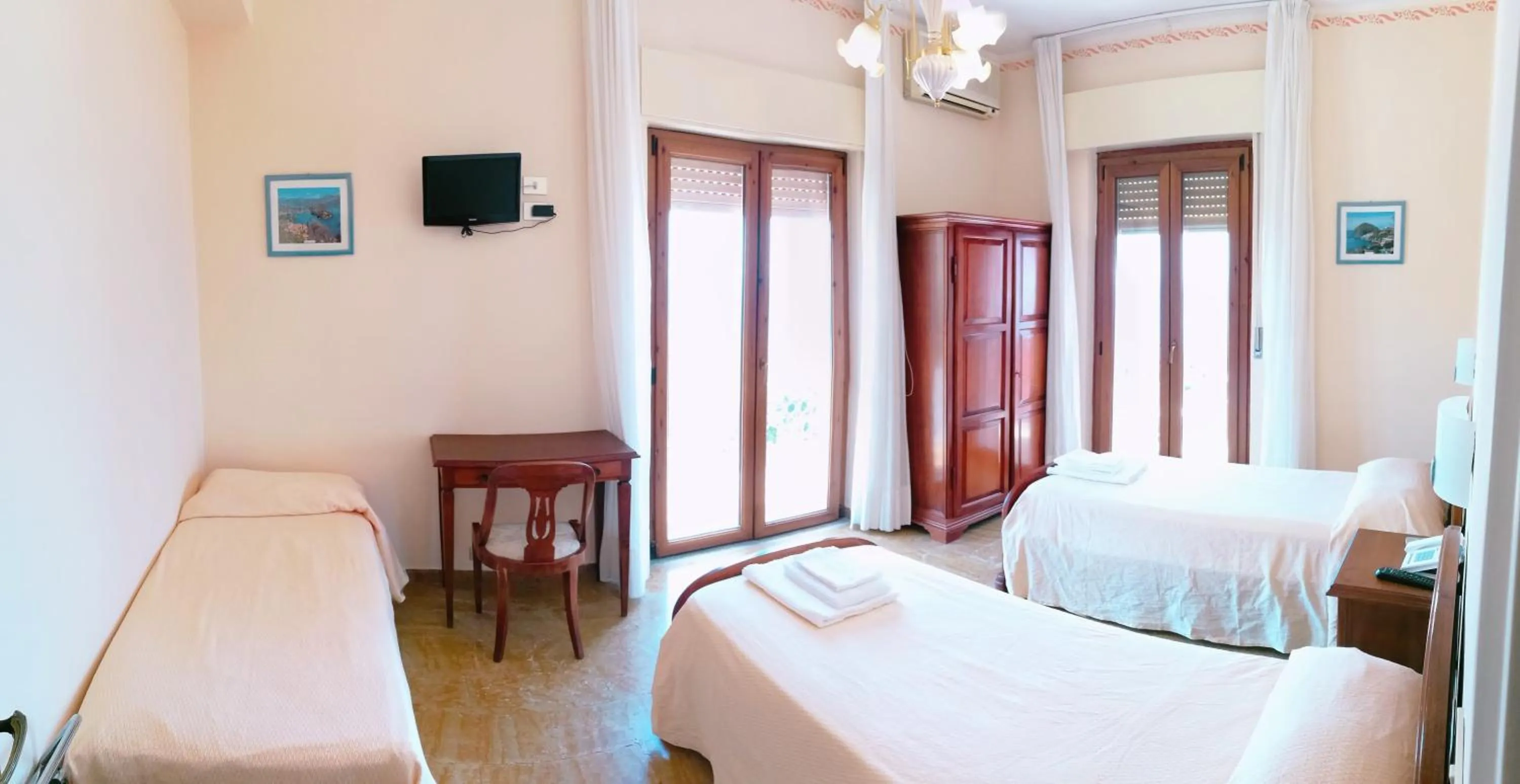 Photo of the whole room, Bed in PARADISO Hotel Ristorante