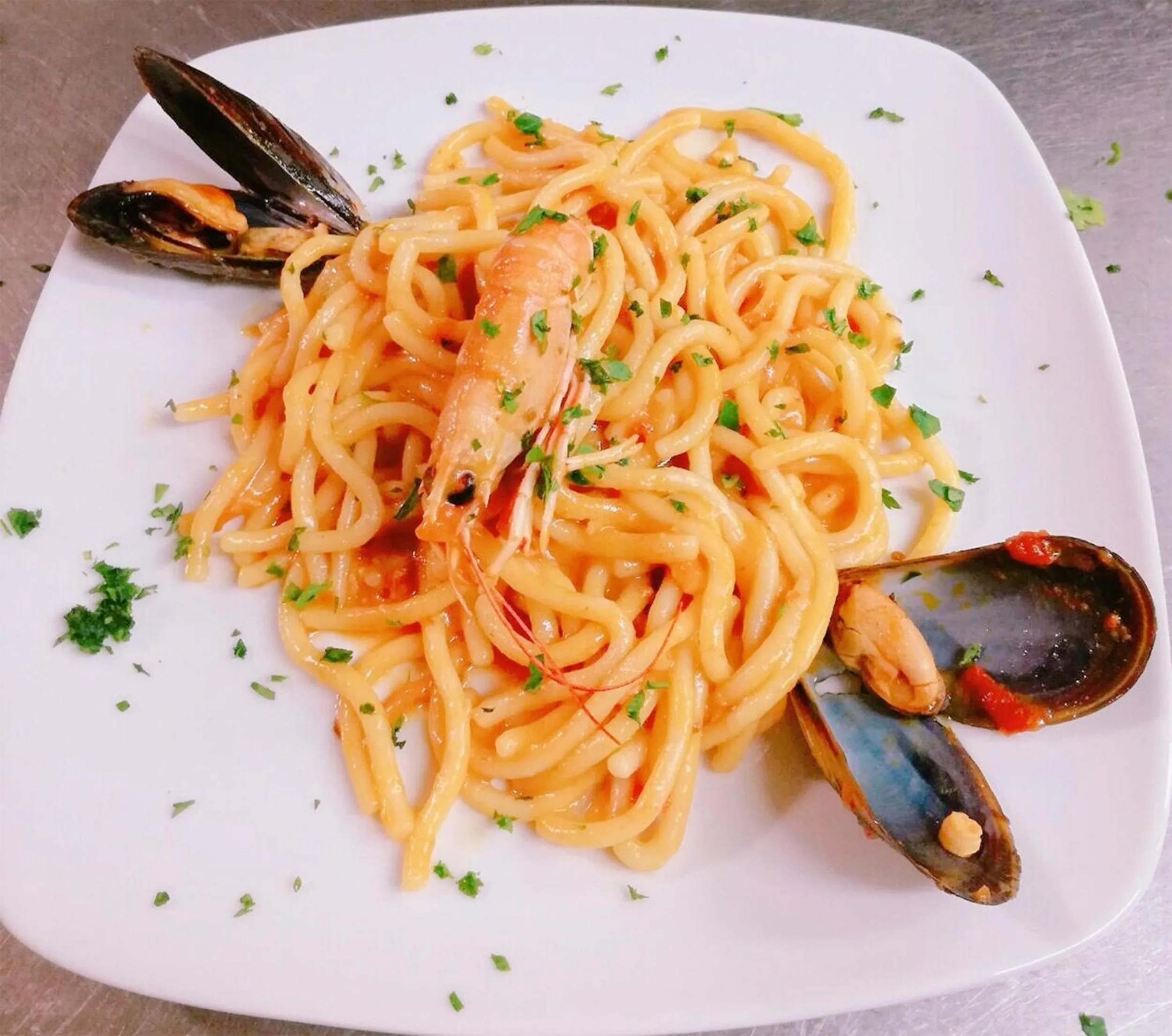 Food and drinks in PARADISO Hotel Ristorante